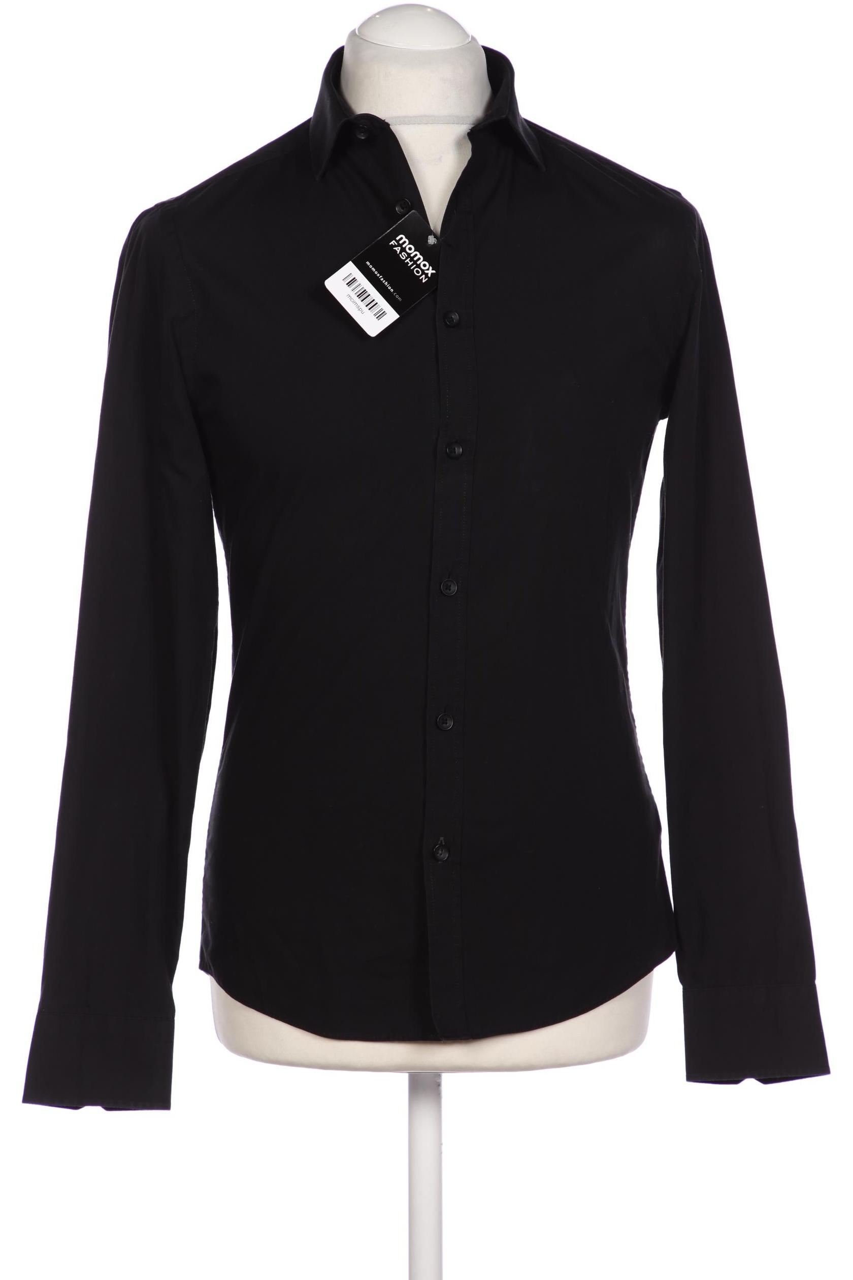 

River Island Herren Hemd, schwarz, Gr. 46