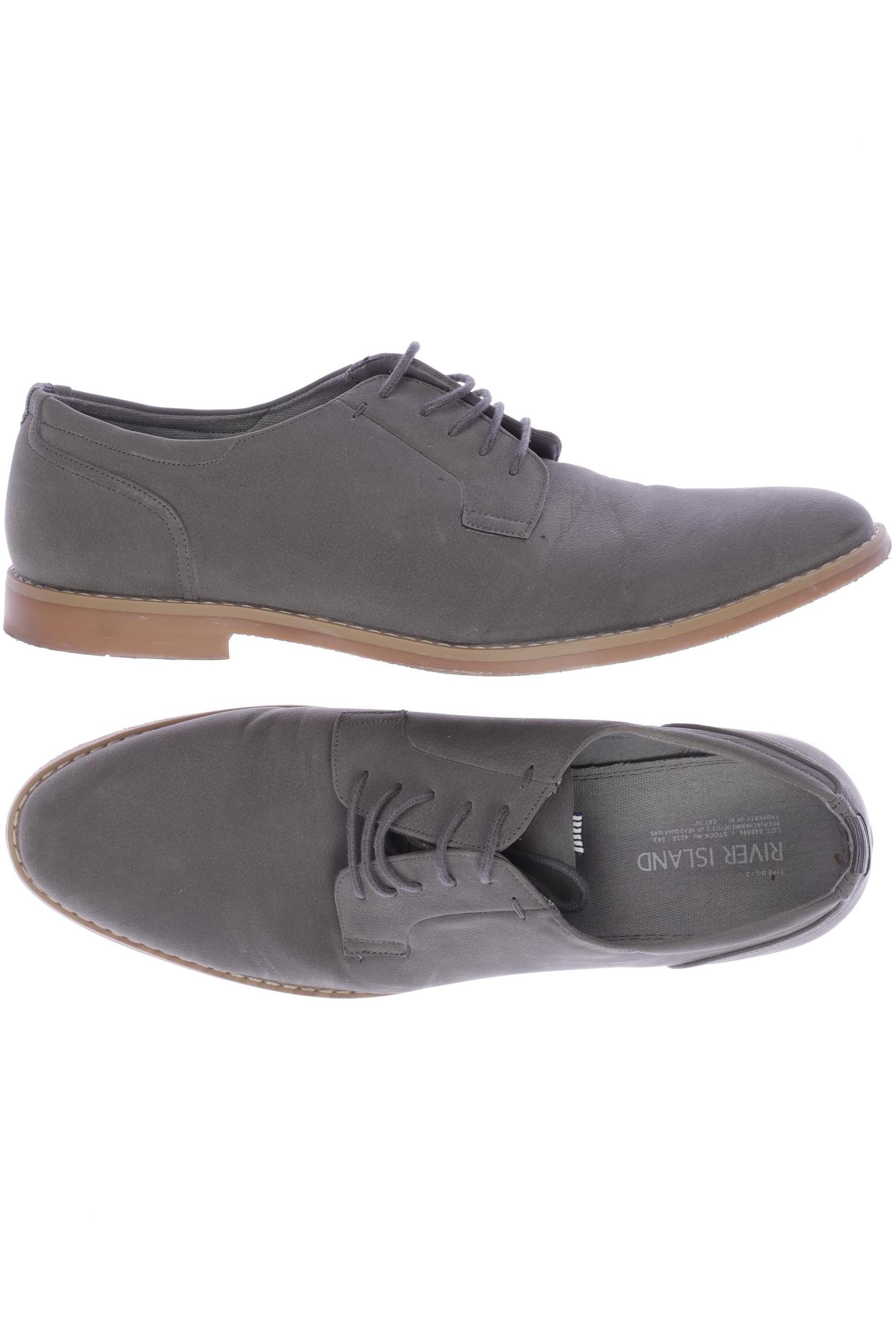 

River Island Herren Halbschuh, grau, Gr. 11