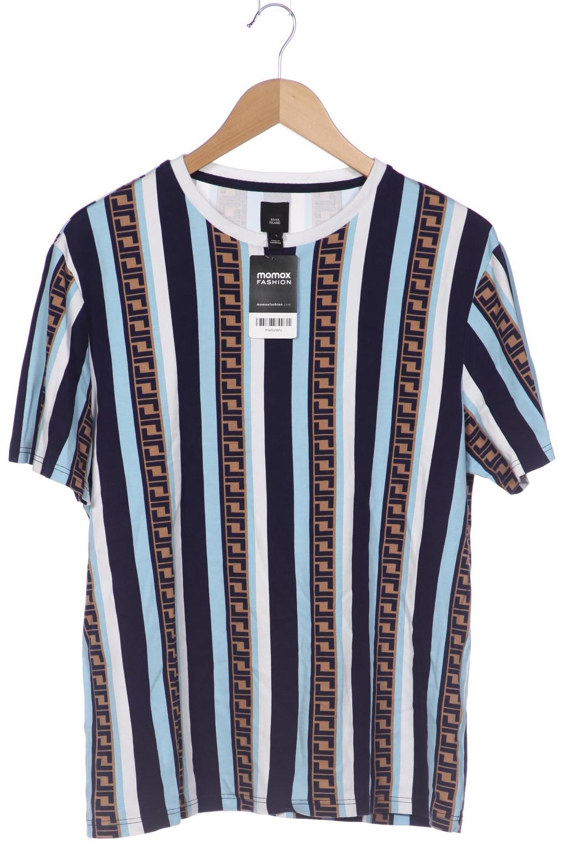 

River Island Herren T-Shirt, blau