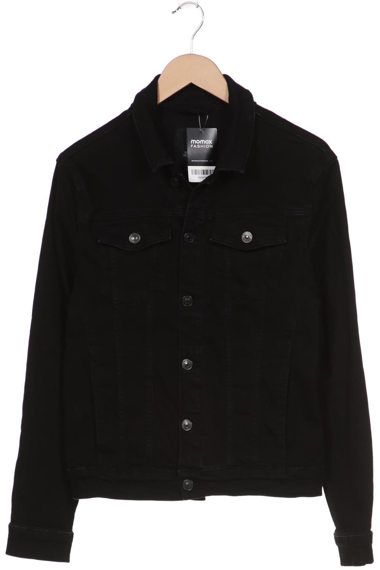 

River Island Herren Jacke, schwarz, Gr. 48