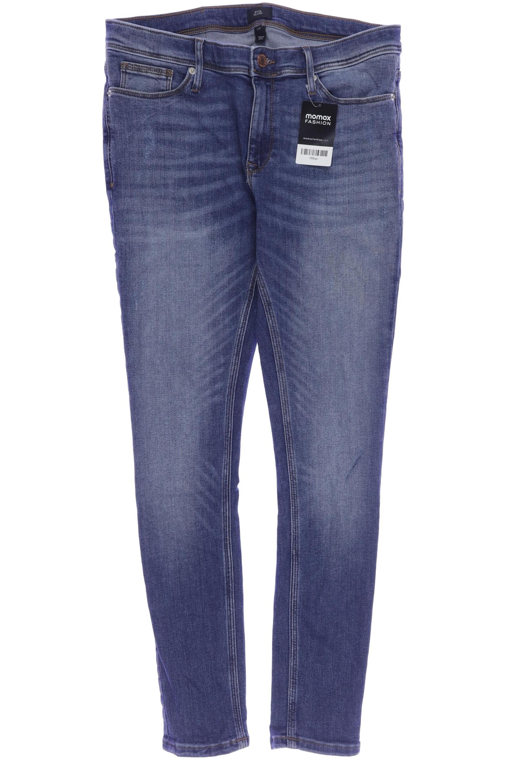 

River Island Herren Jeans, blau, Gr. 34