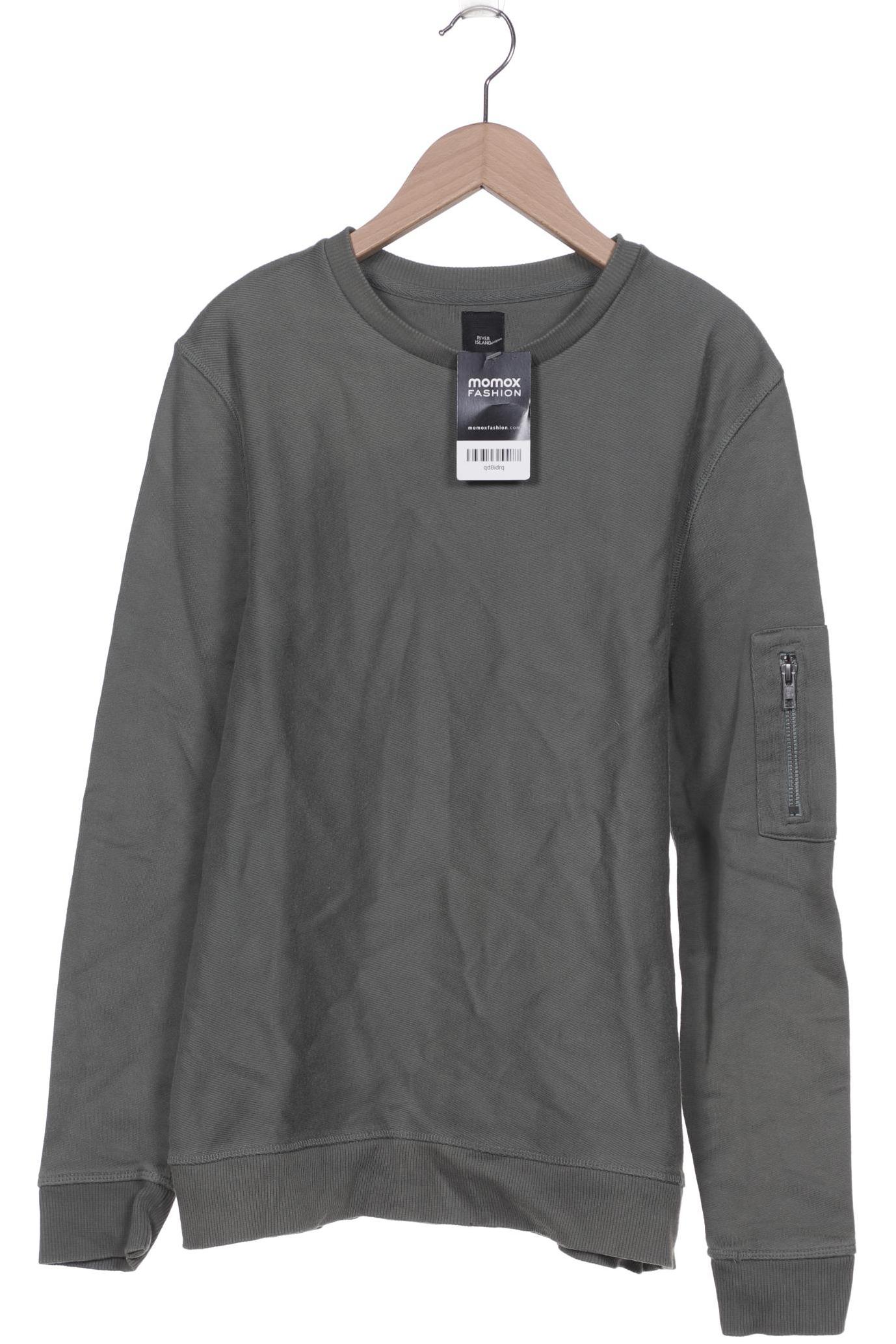 

River Island Herren Sweatshirt, grün, Gr. 46