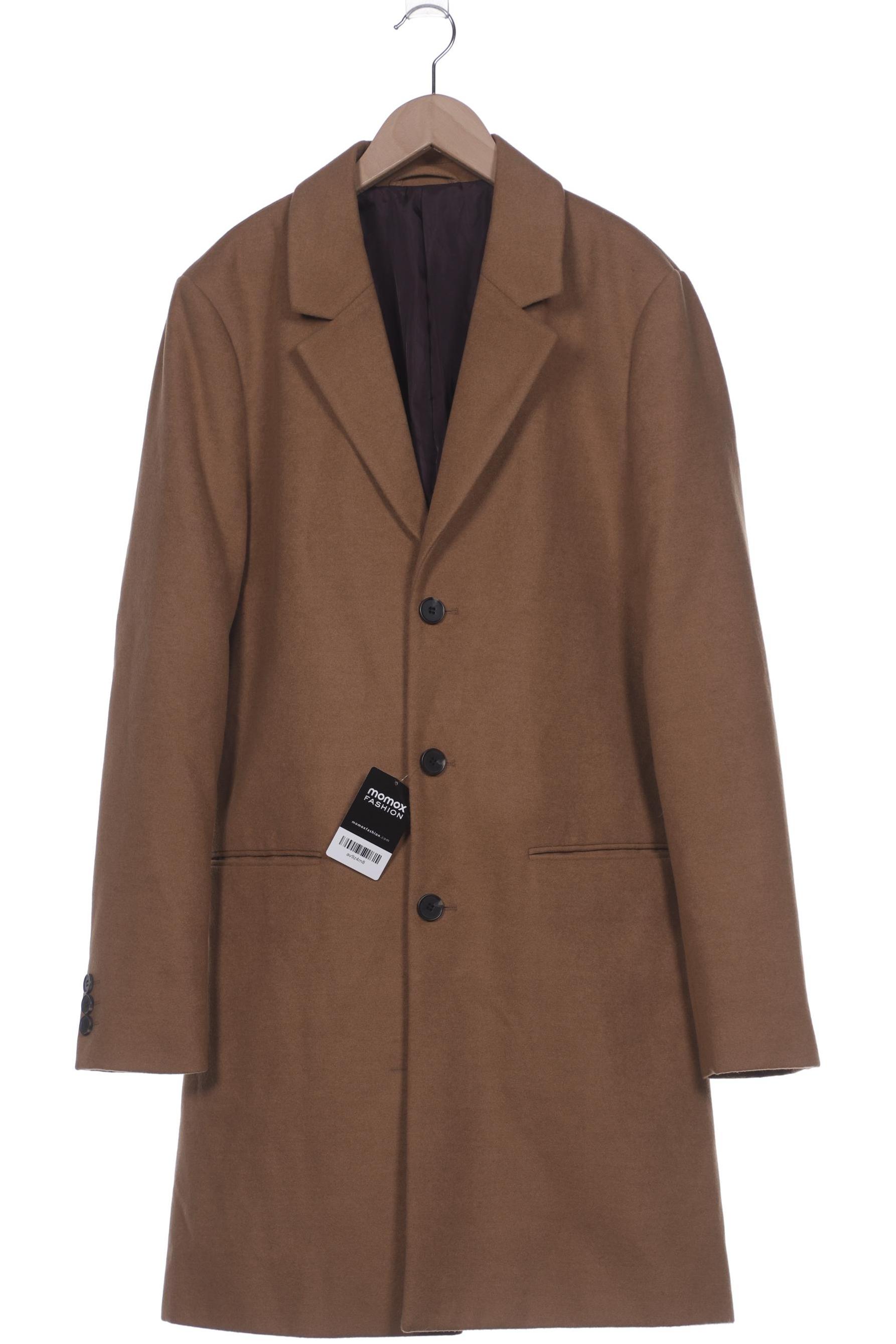 

River Island Herren Mantel, braun, Gr. 48