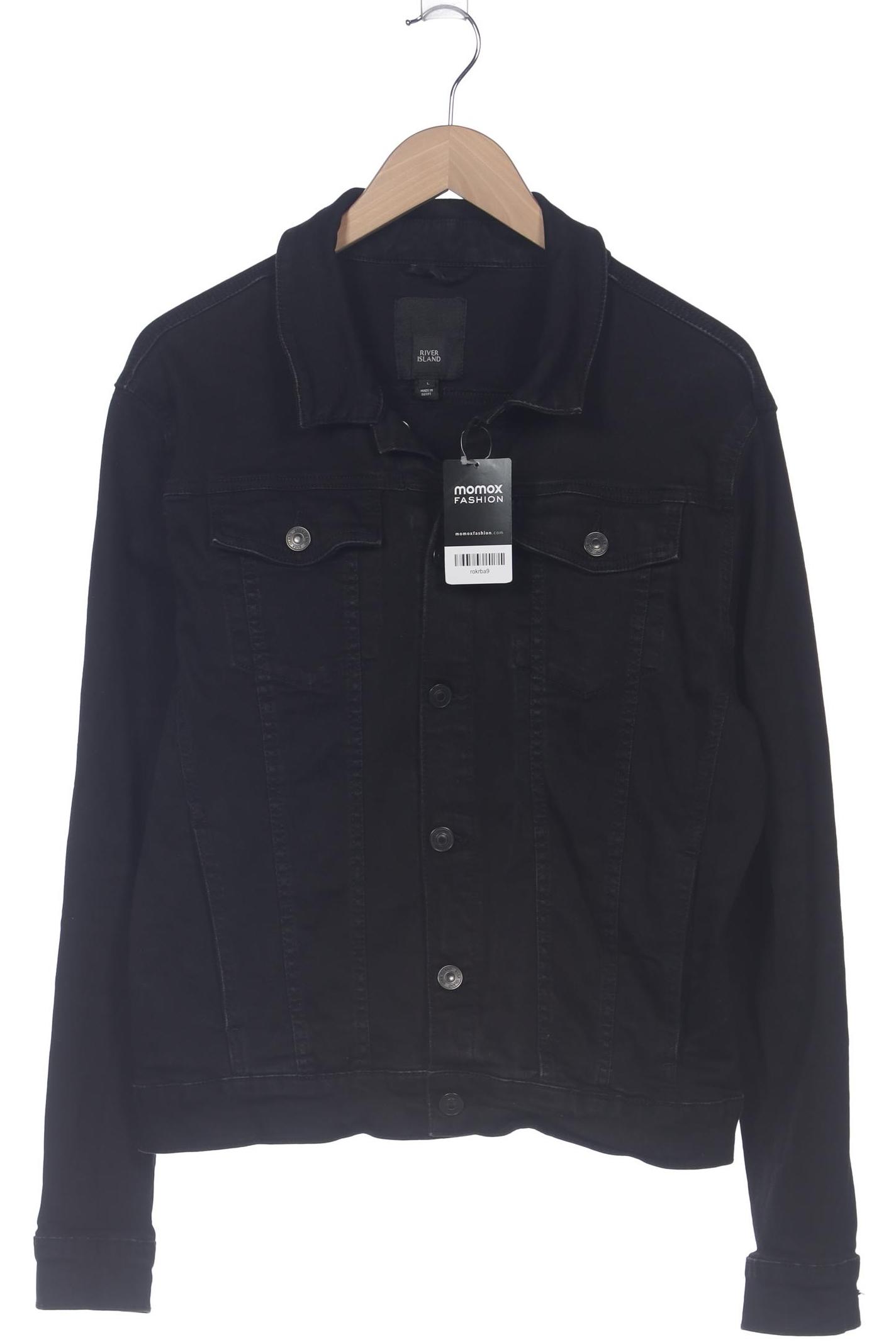 

River Island Herren Jacke, schwarz, Gr. 52