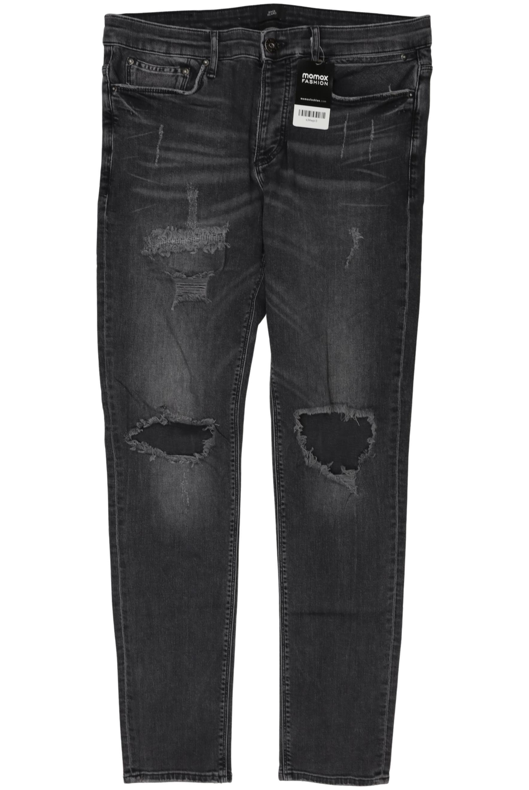 

River Island Herren Jeans, grau, Gr. 34