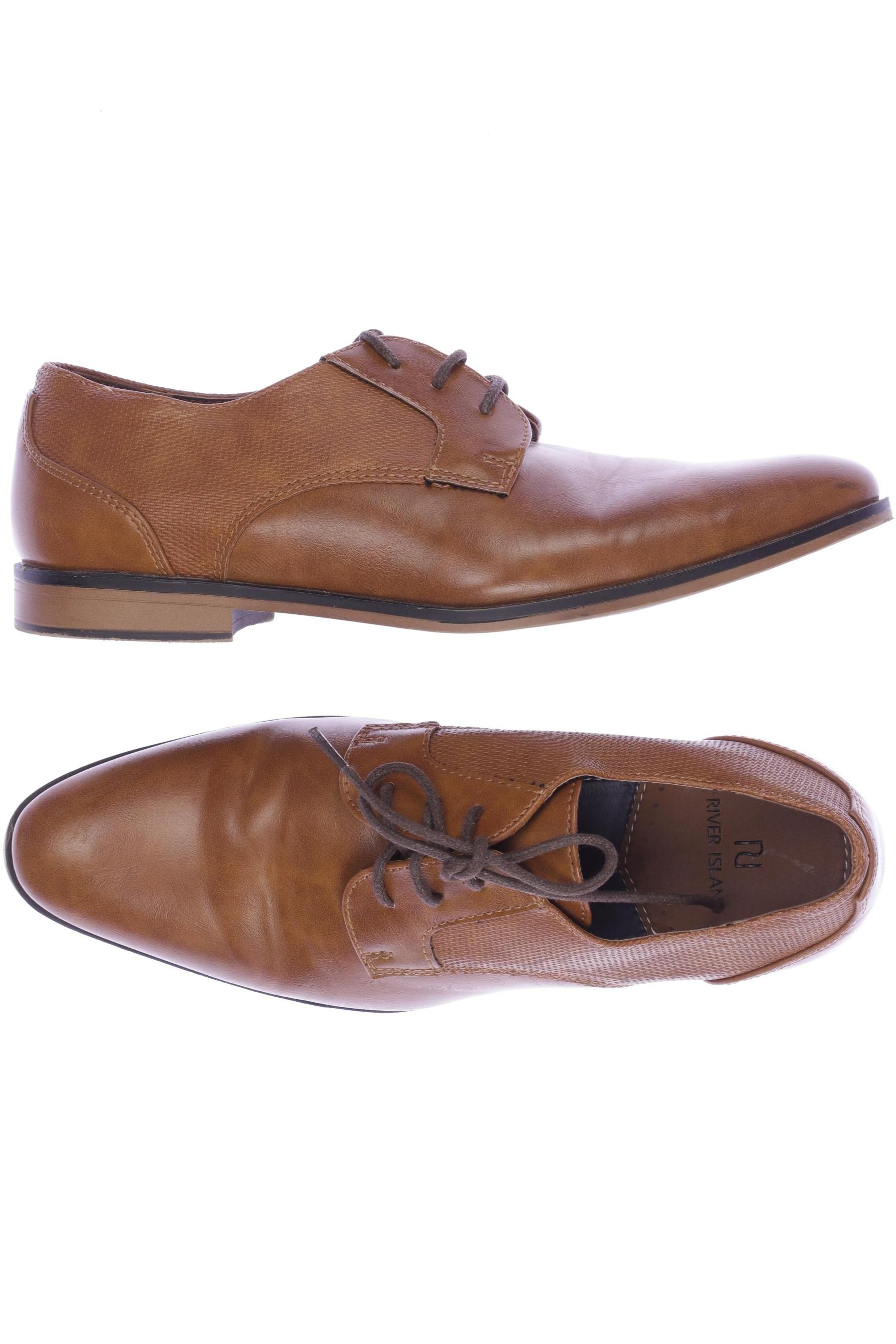 

River Island Herren Halbschuh, braun, Gr. 37