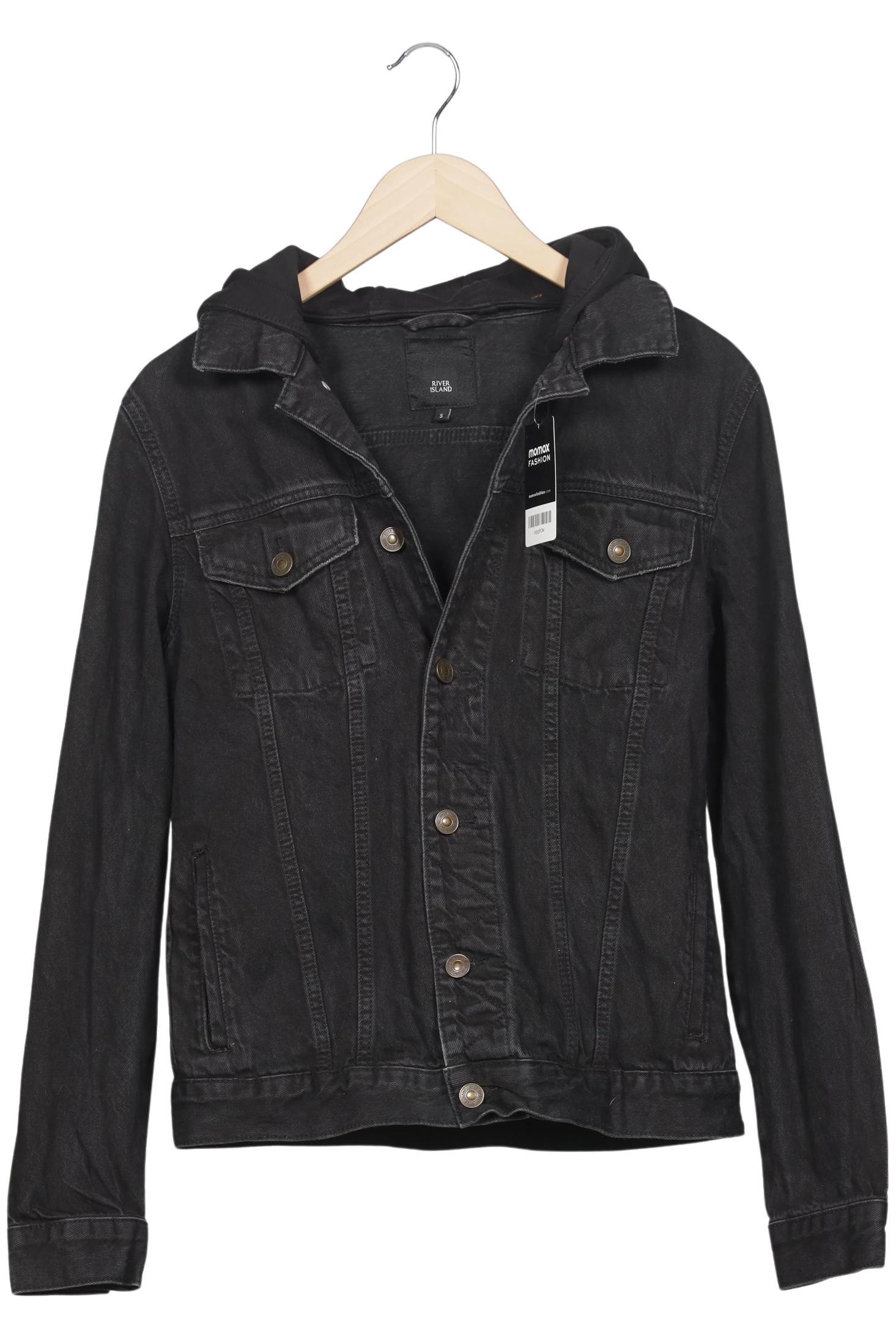 

River Island Herren Jacke, schwarz, Gr. 46