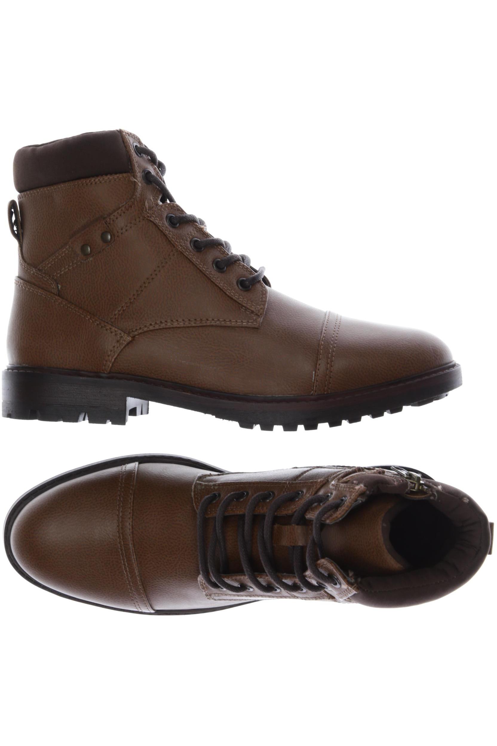 

River Island Herren Stiefel, braun, Gr. 42