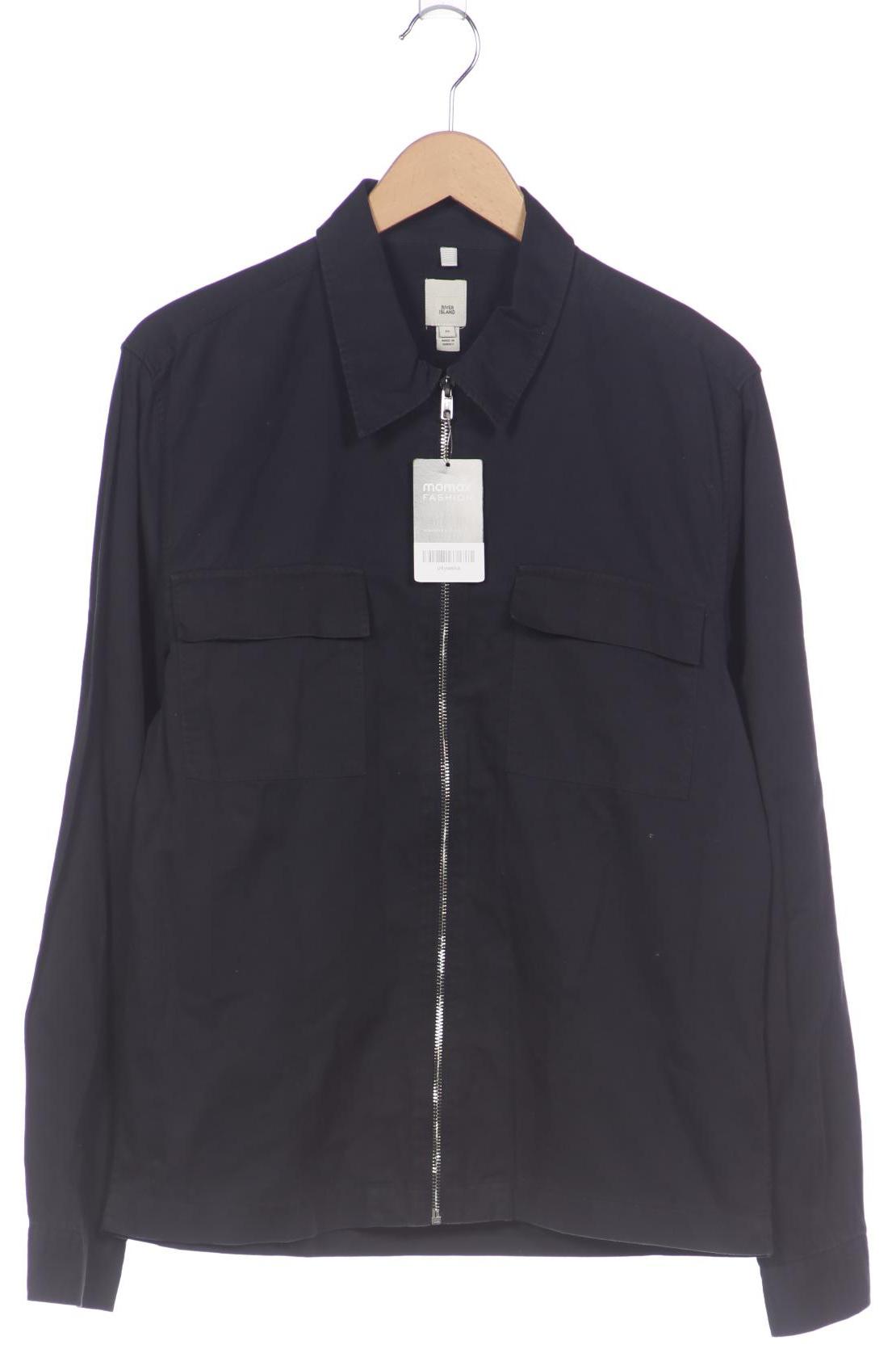 

River Island Herren Jacke, schwarz, Gr. 48