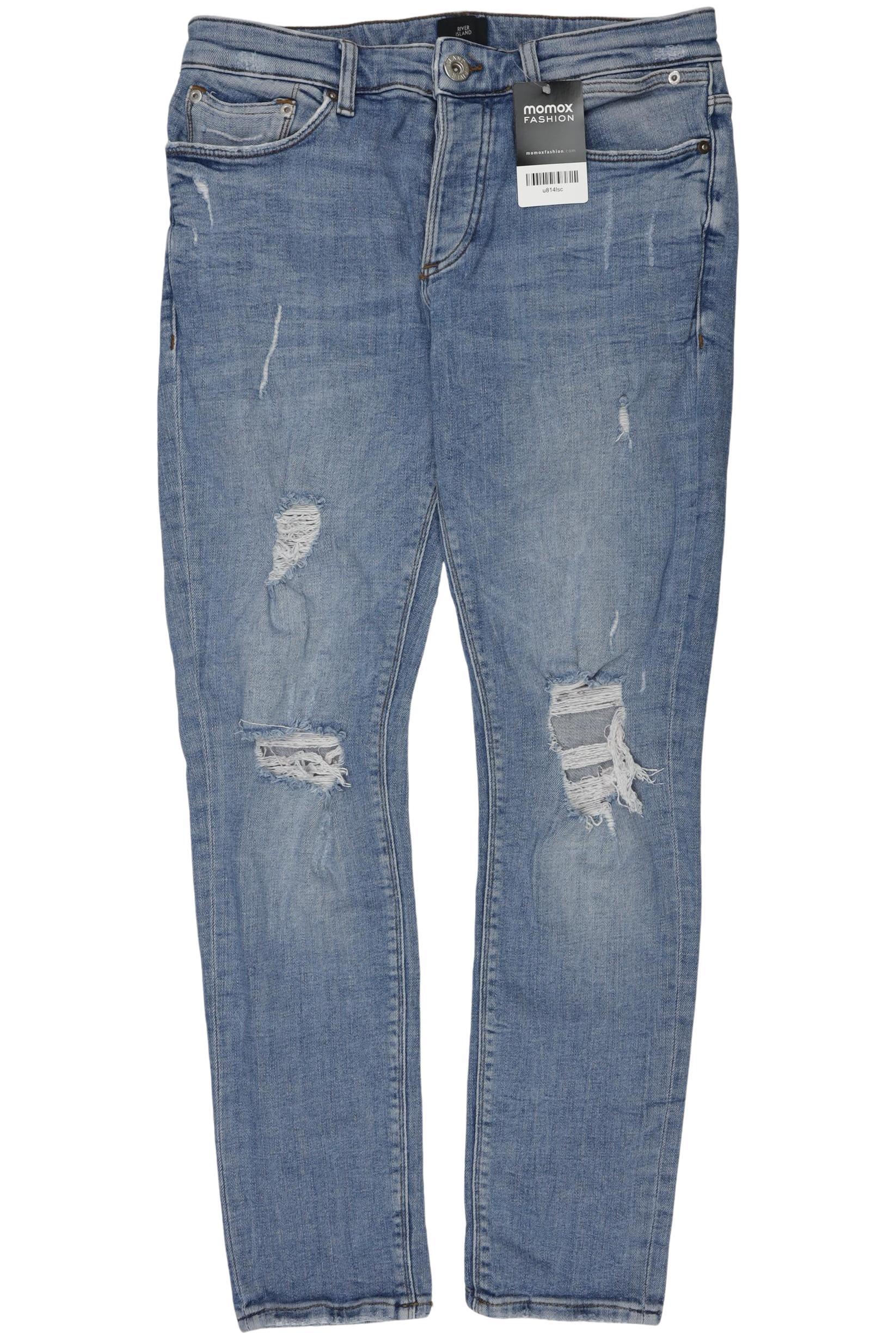 

River Island Herren Jeans, blau, Gr. 30