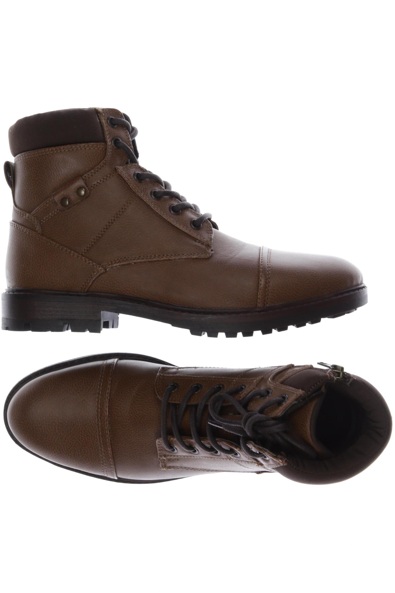 

River Island Herren Stiefel, braun, Gr. 42