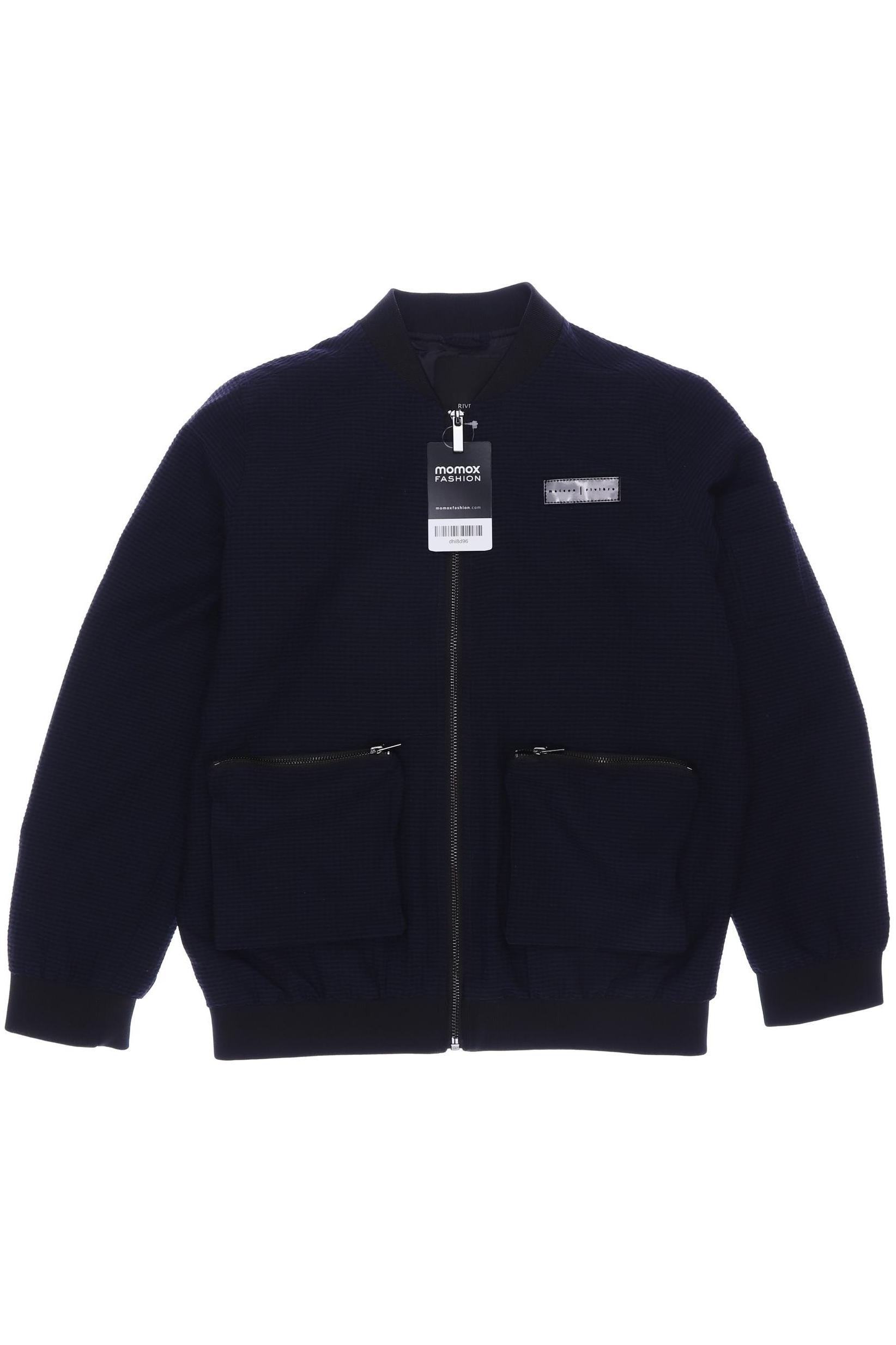 

River Island Herren Jacke, marineblau, Gr. 152