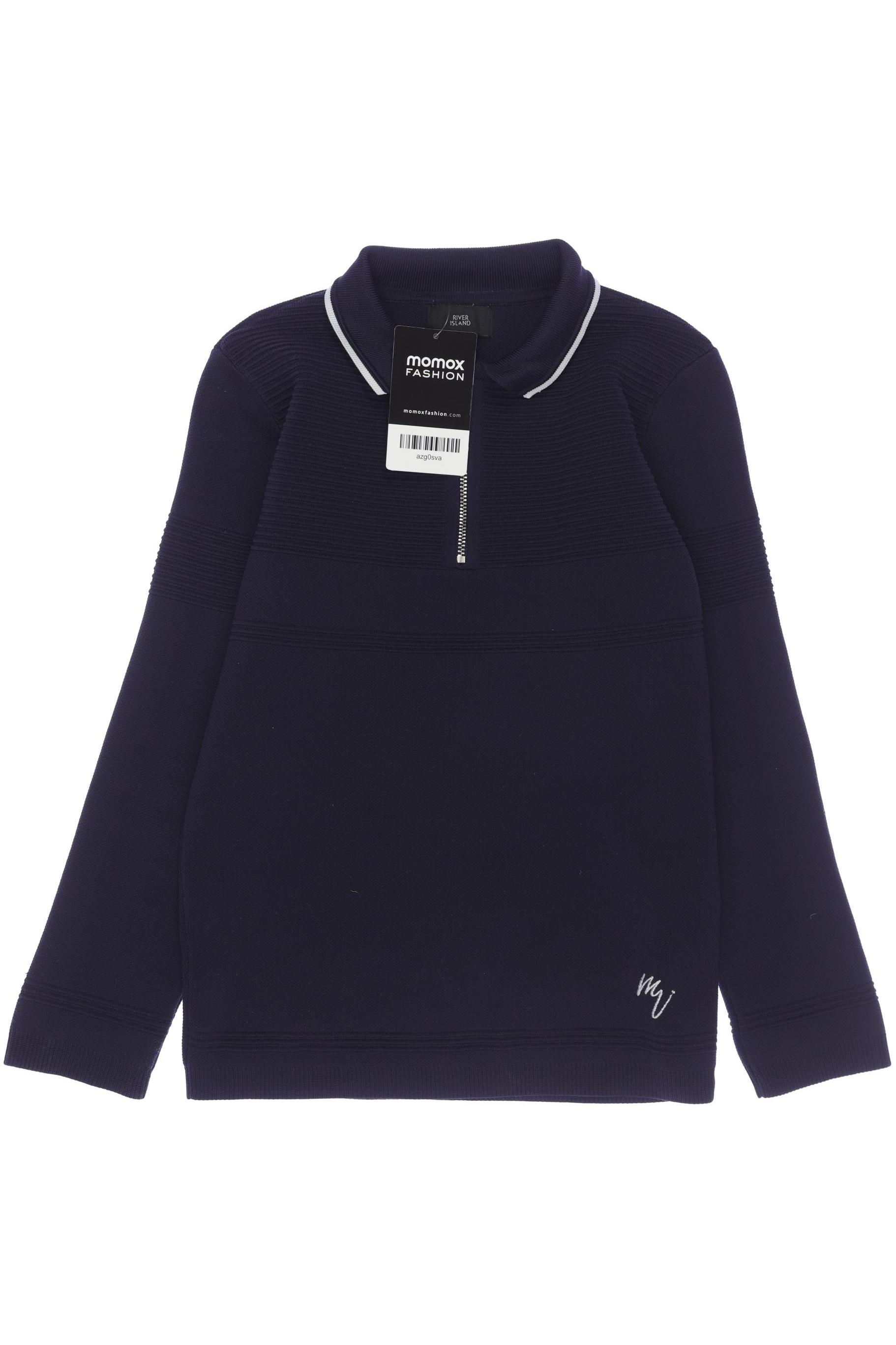 

River Island Herren Pullover, marineblau, Gr. 128