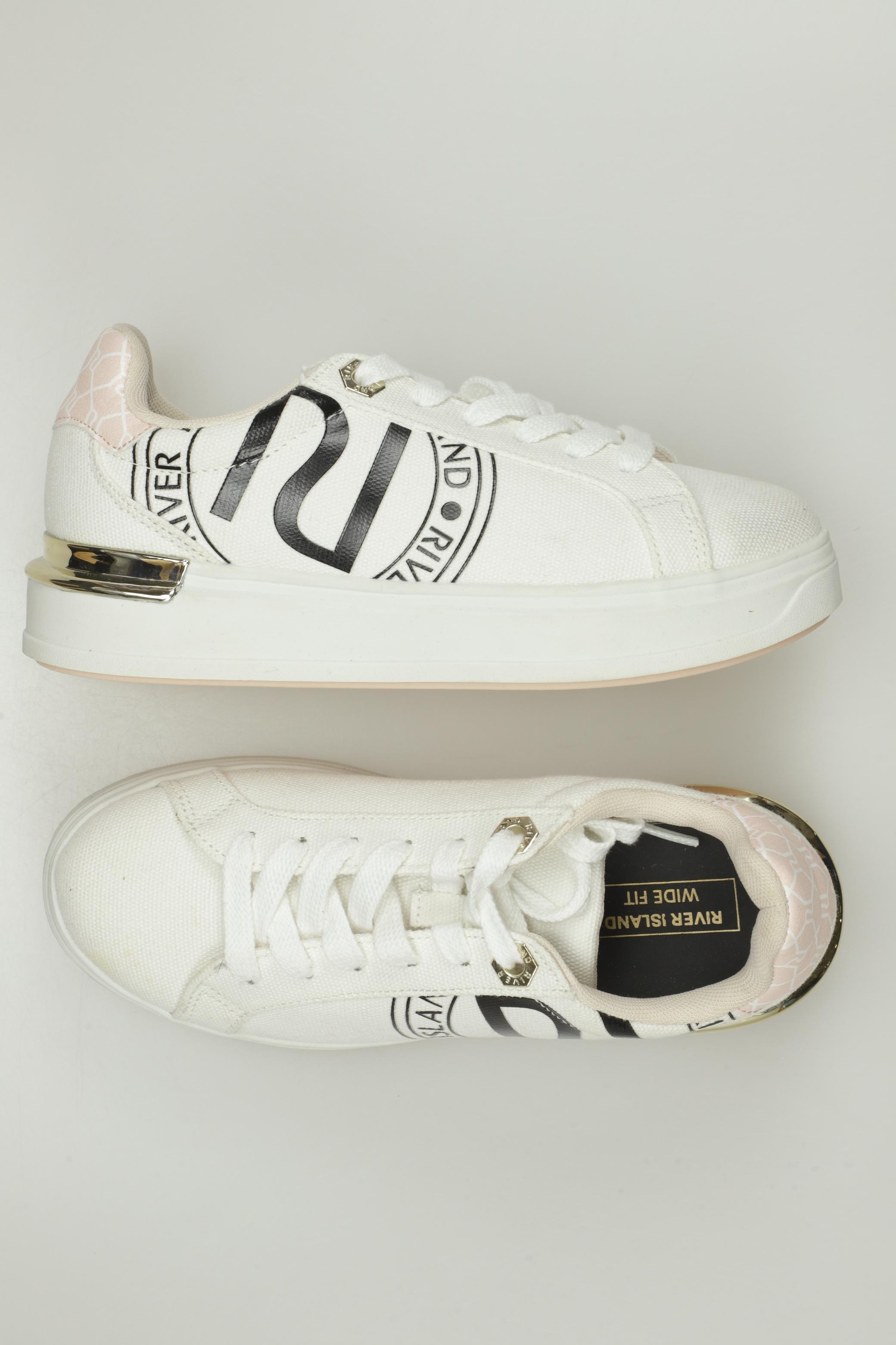 

River Island Damen Kinderschuhe, cremeweiß, Gr. 36