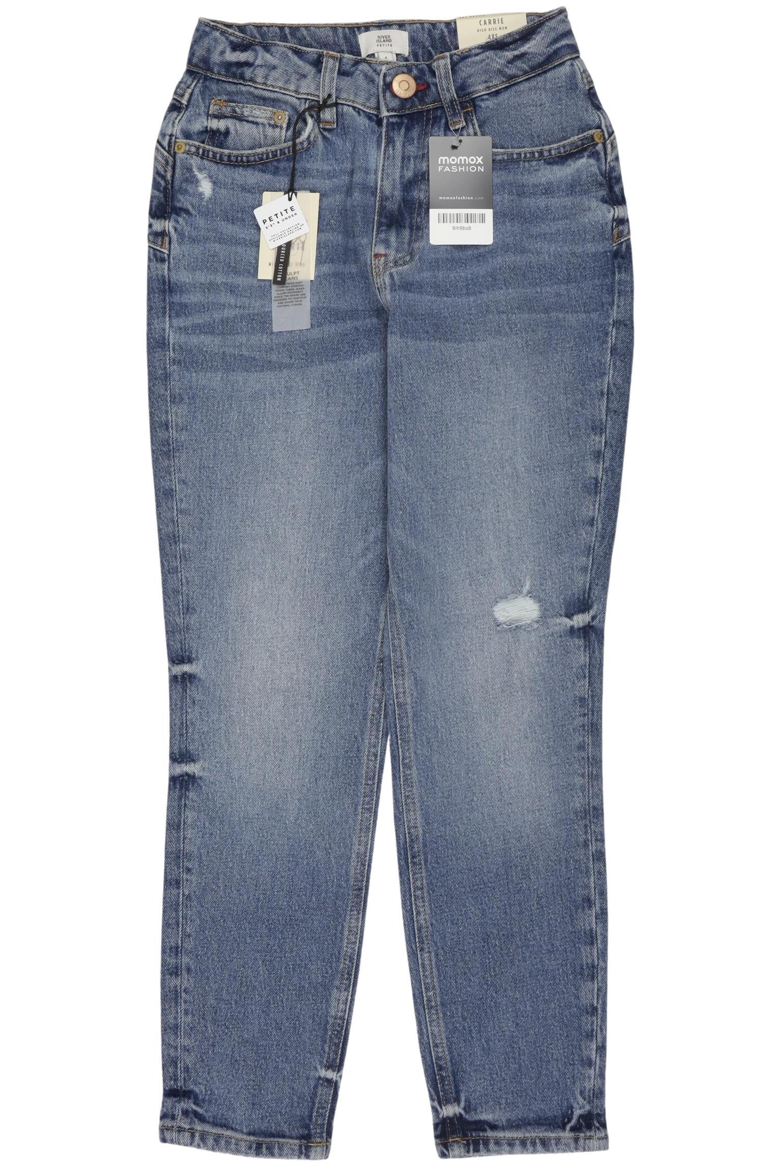 

River Island Petite Damen Jeans, blau, Gr. 4