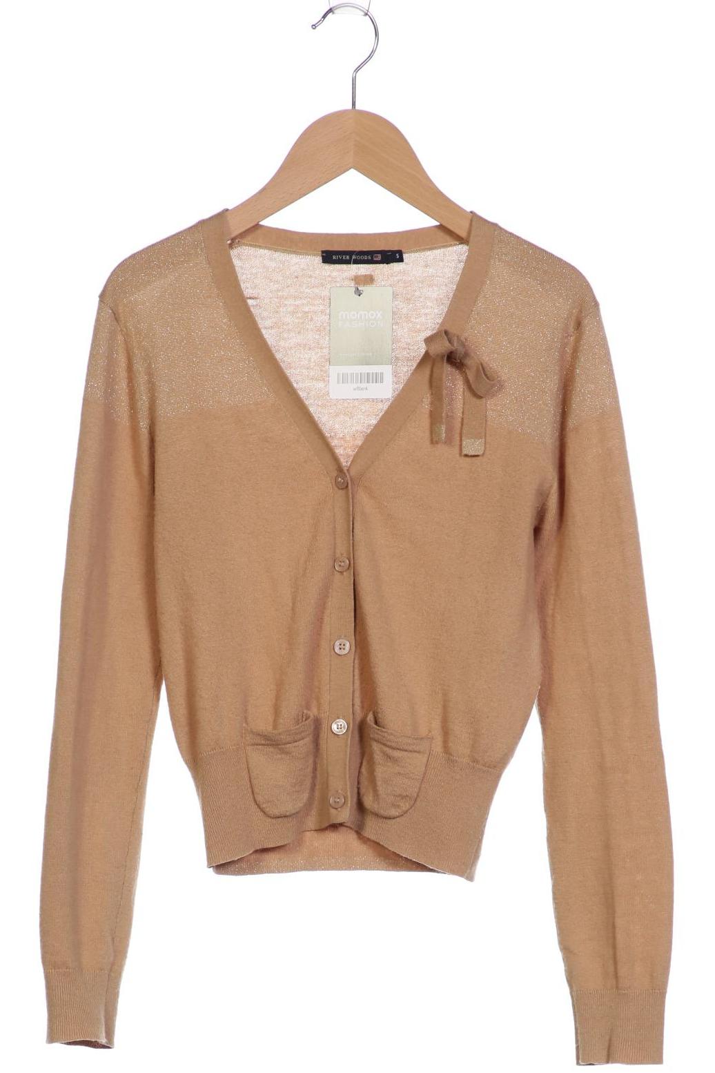 

River Woods Damen Strickjacke, beige, Gr. 36