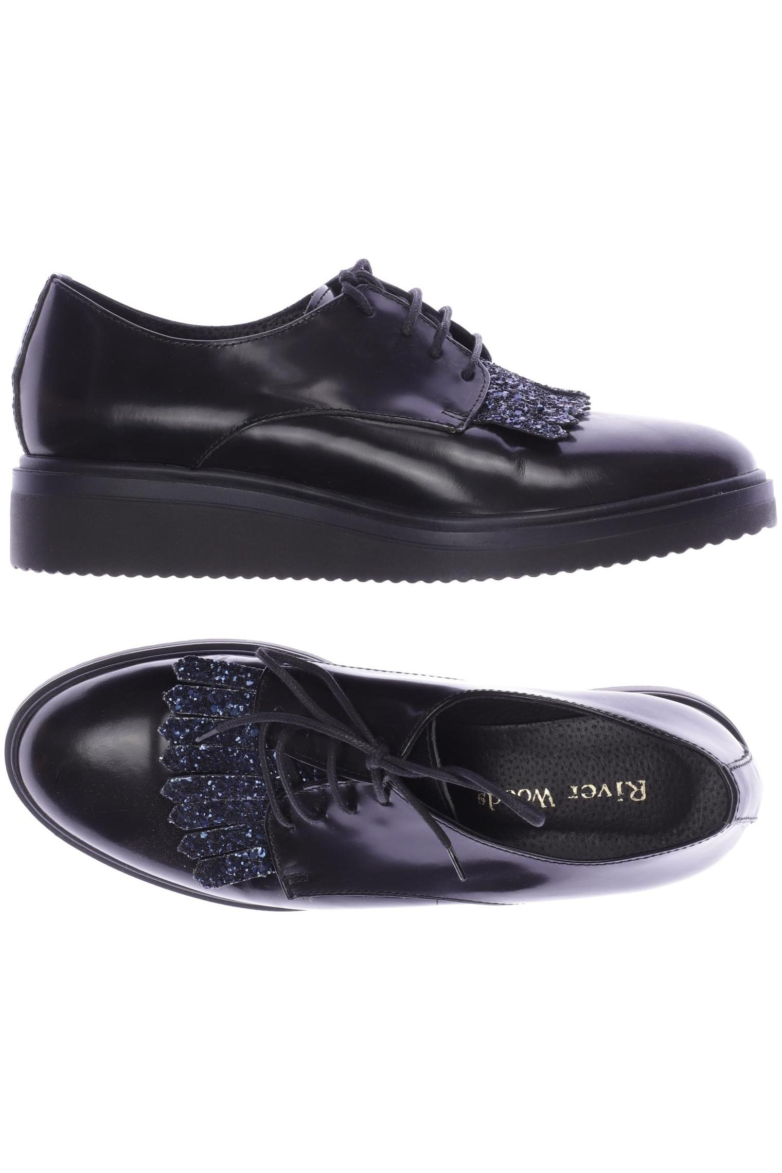 

River Woods Damen Halbschuh, schwarz