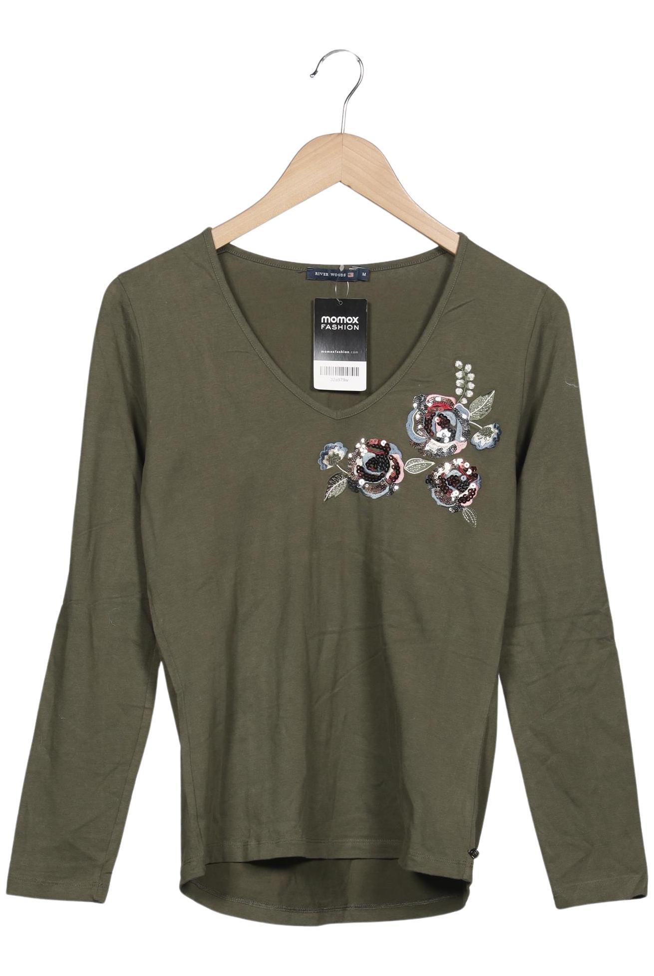 

River Woods Damen Langarmshirt, grün, Gr. 38