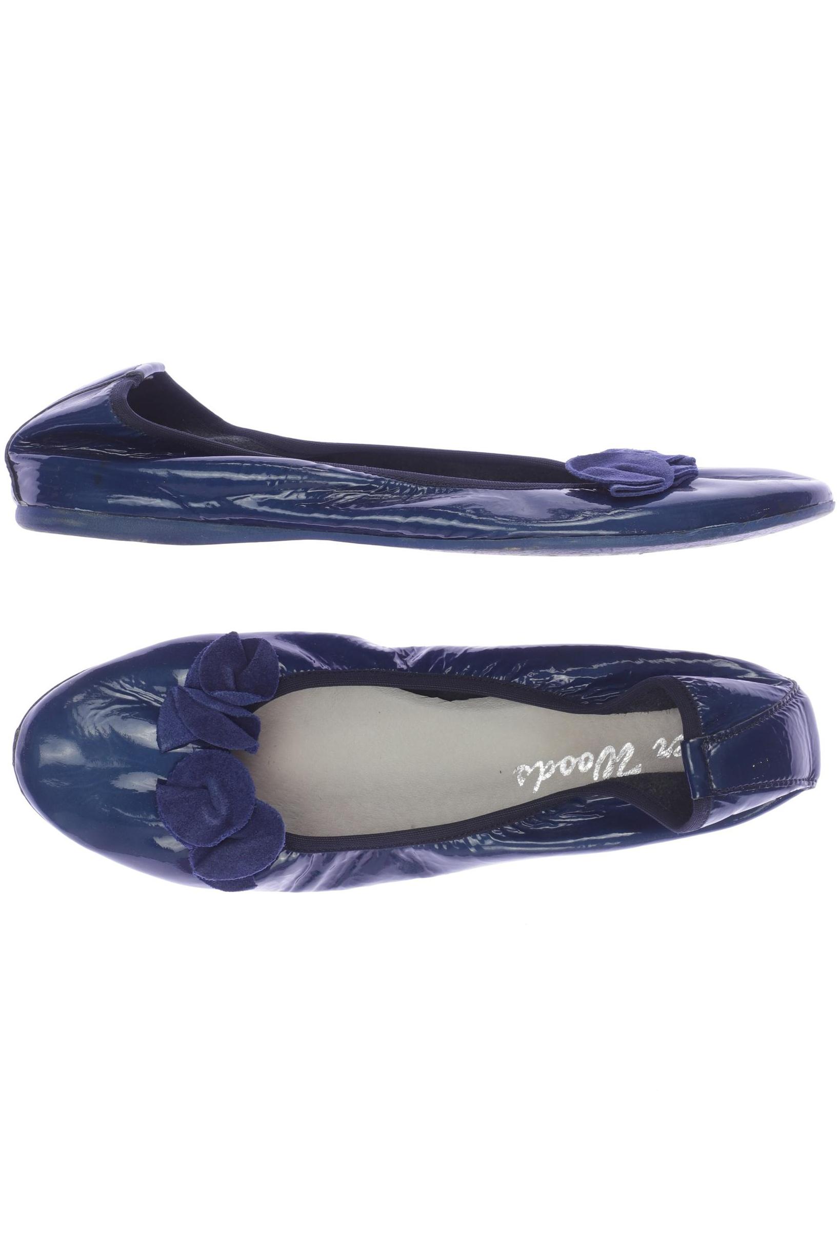 

River Woods Damen Ballerinas, blau, Gr. 39