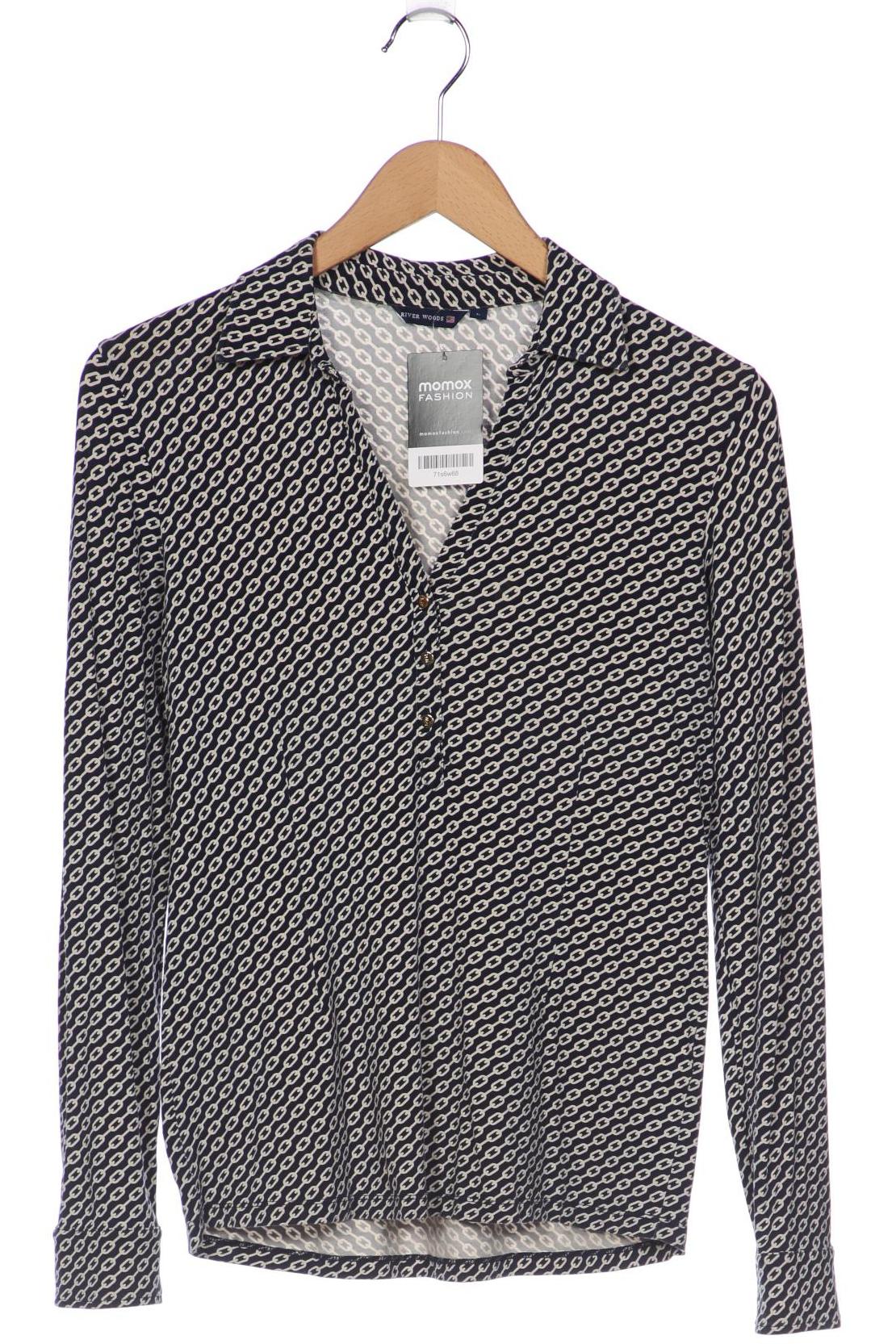 

River Woods Damen Langarmshirt, marineblau