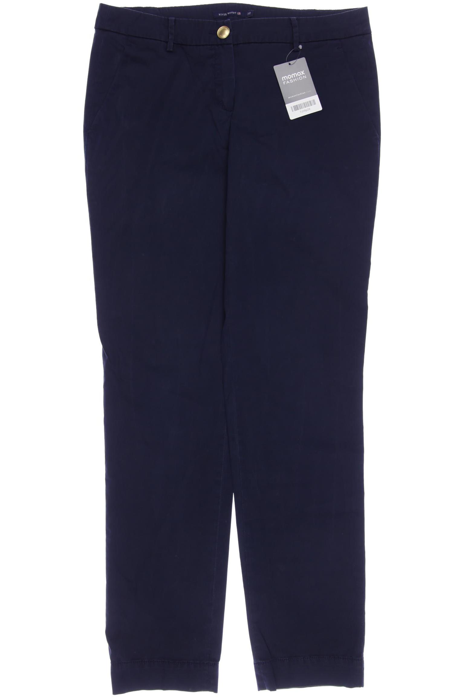 

River Woods Damen Stoffhose, marineblau