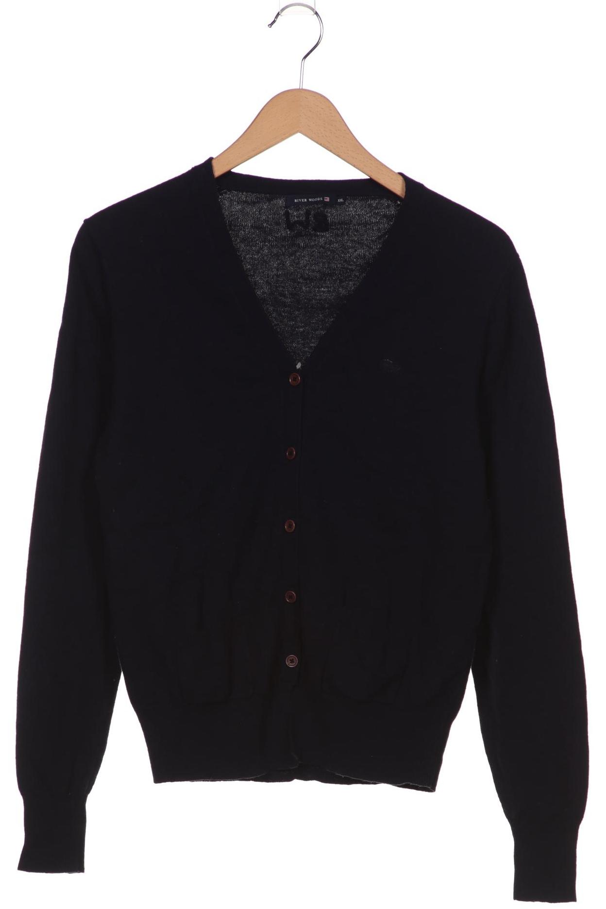 

River Woods Damen Strickjacke, marineblau, Gr. 46