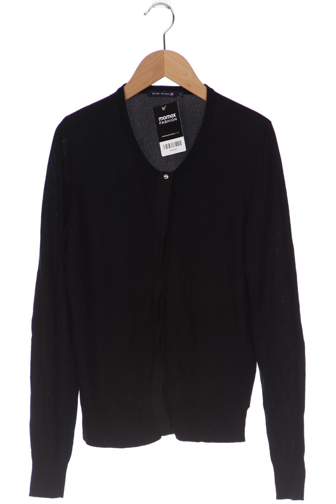 

River Woods Damen Strickjacke, schwarz, Gr. 42
