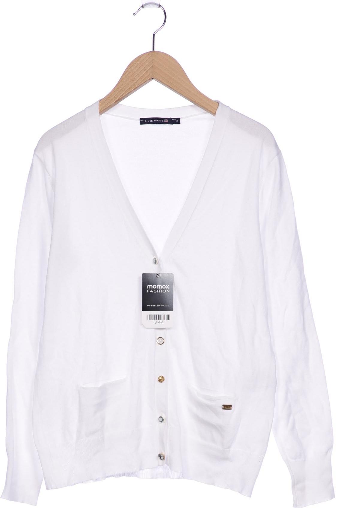 

River Woods Damen Strickjacke, weiß, Gr. 38