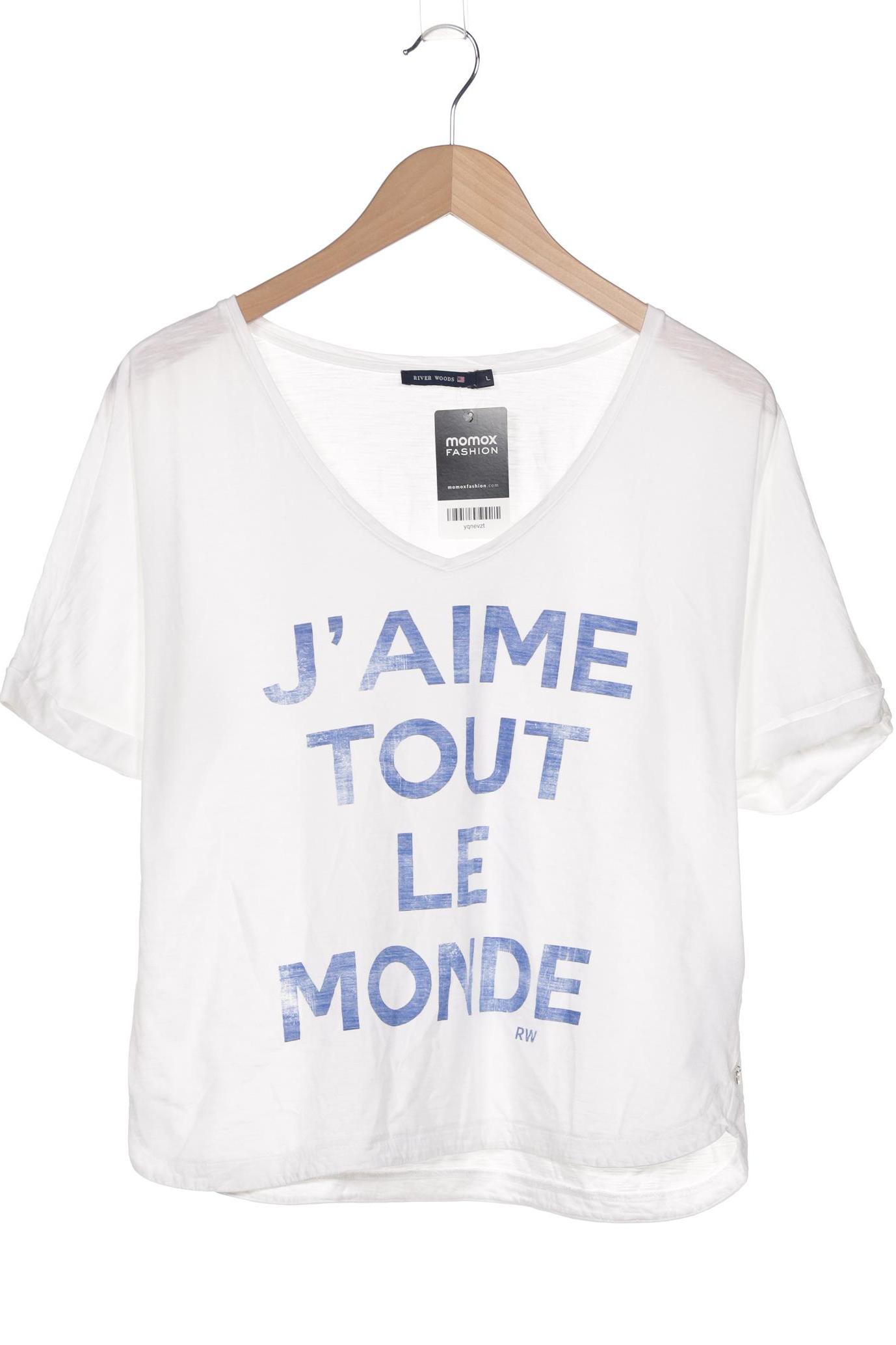 

River Woods Damen T-Shirt, weiß