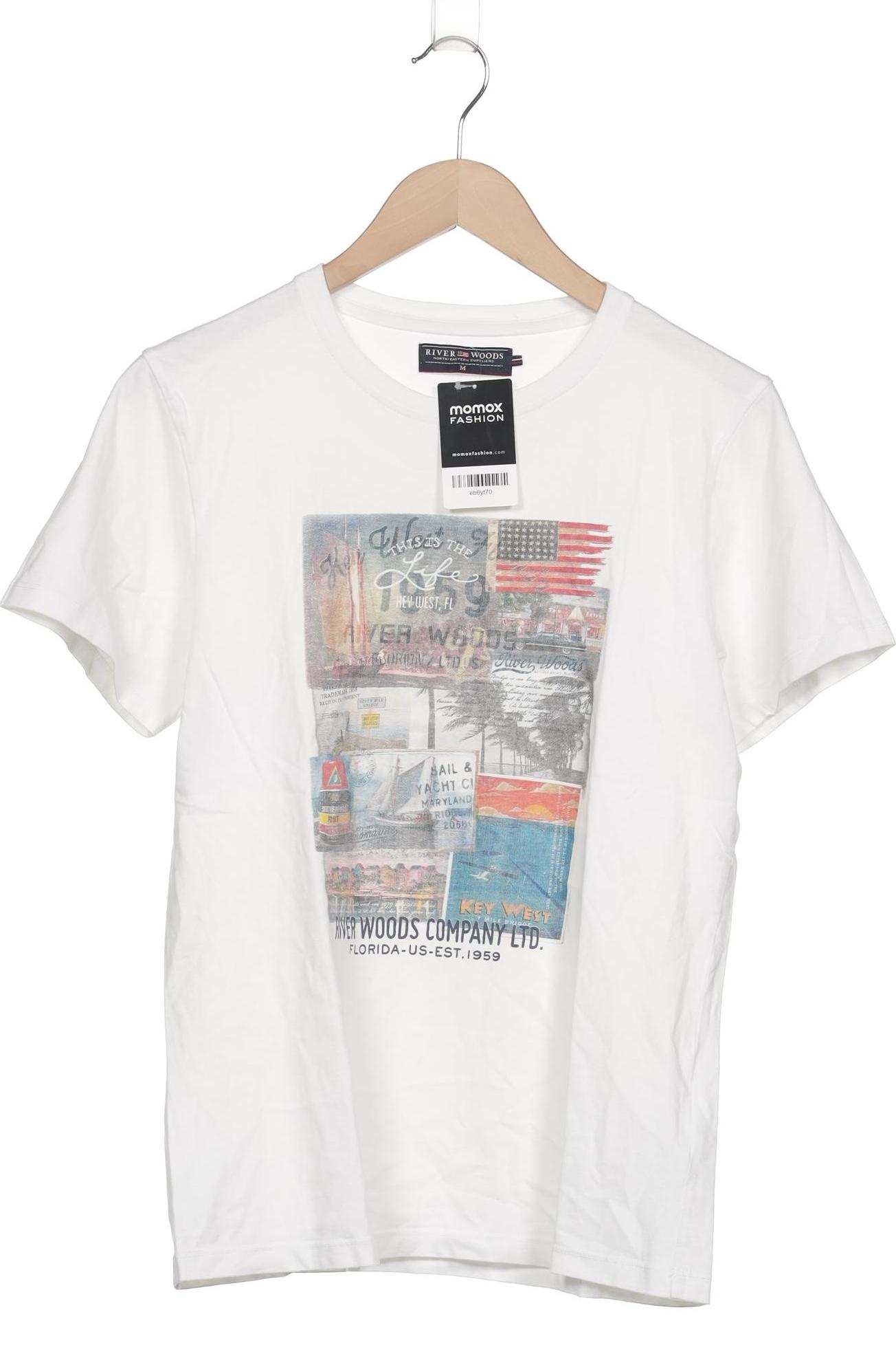

River Woods Herren T-Shirt, weiß, Gr. 48