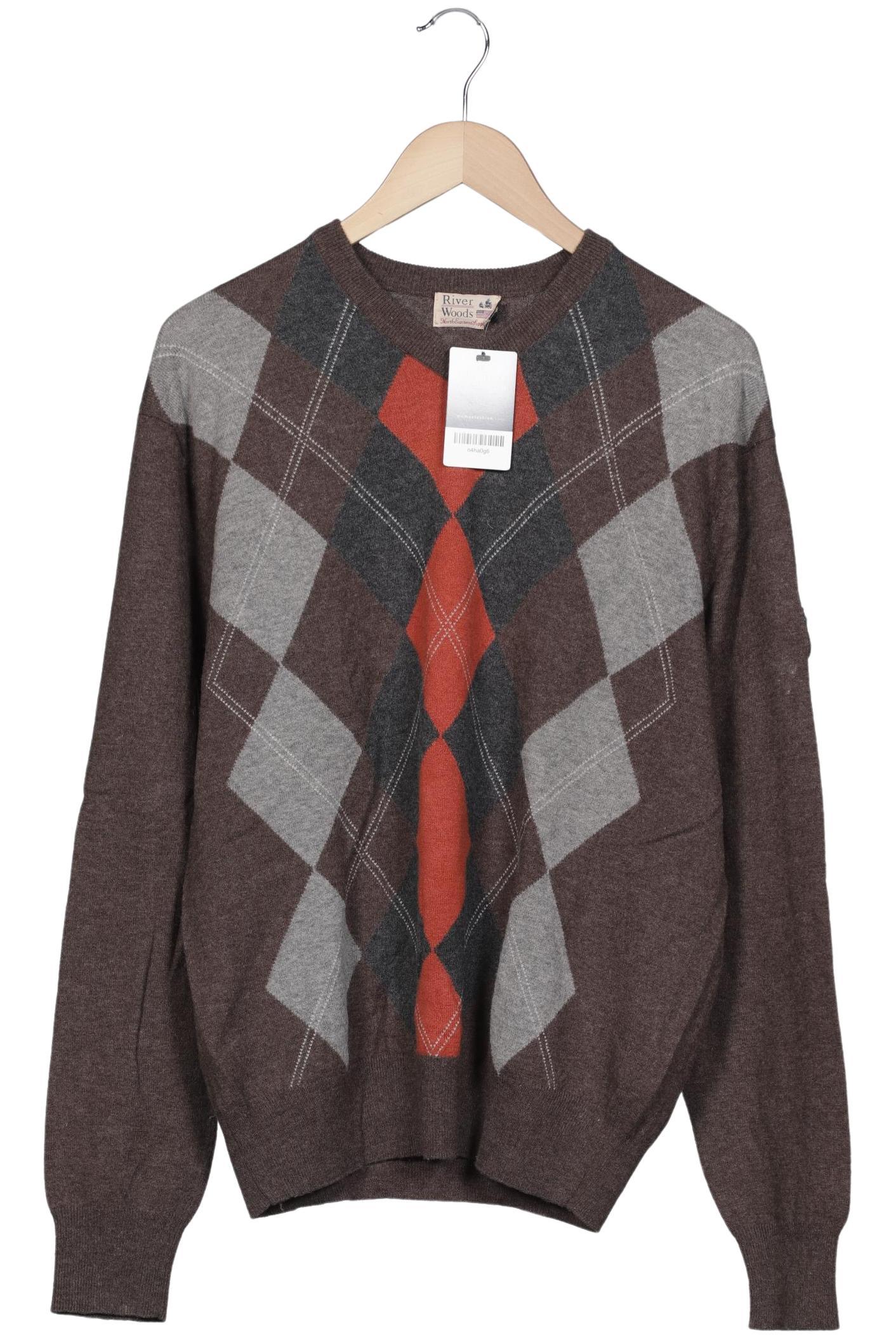 

River Woods Herren Pullover, braun, Gr. 48
