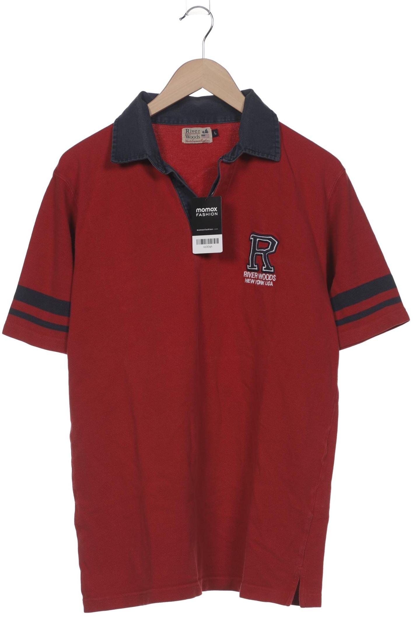 

River Woods Herren Poloshirt, rot, Gr. 52