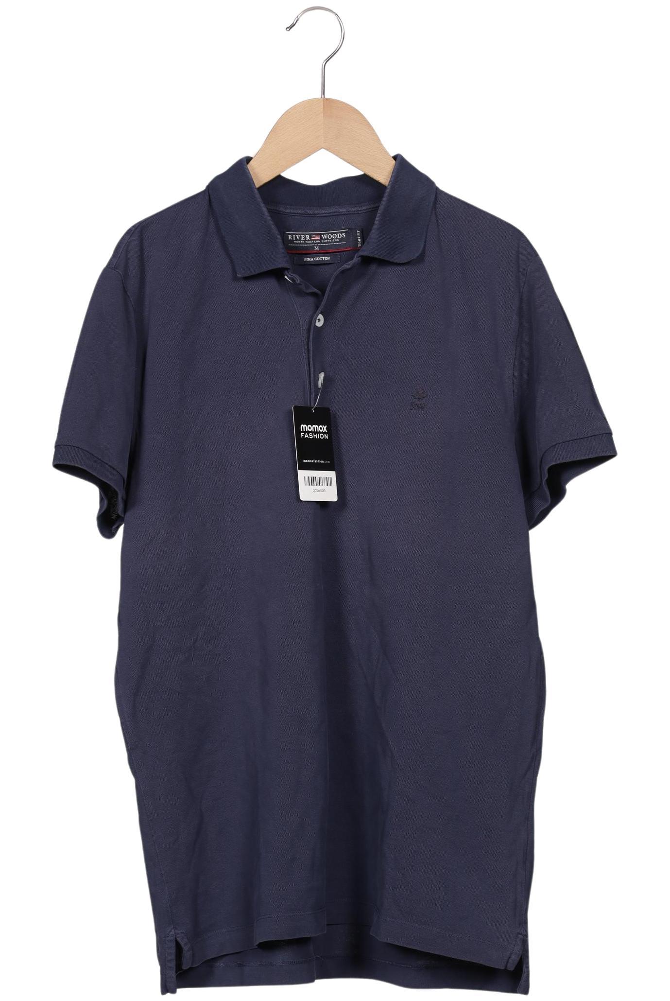 Thumbnail - River Woods Herren Poloshirt, marineblau, Gr. 48