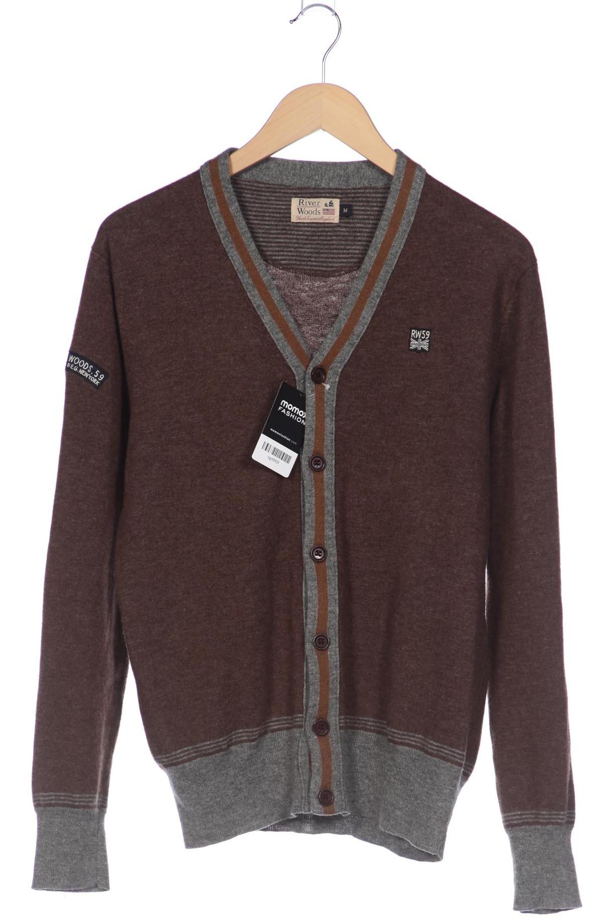 

River Woods Herren Strickjacke, braun, Gr. 48