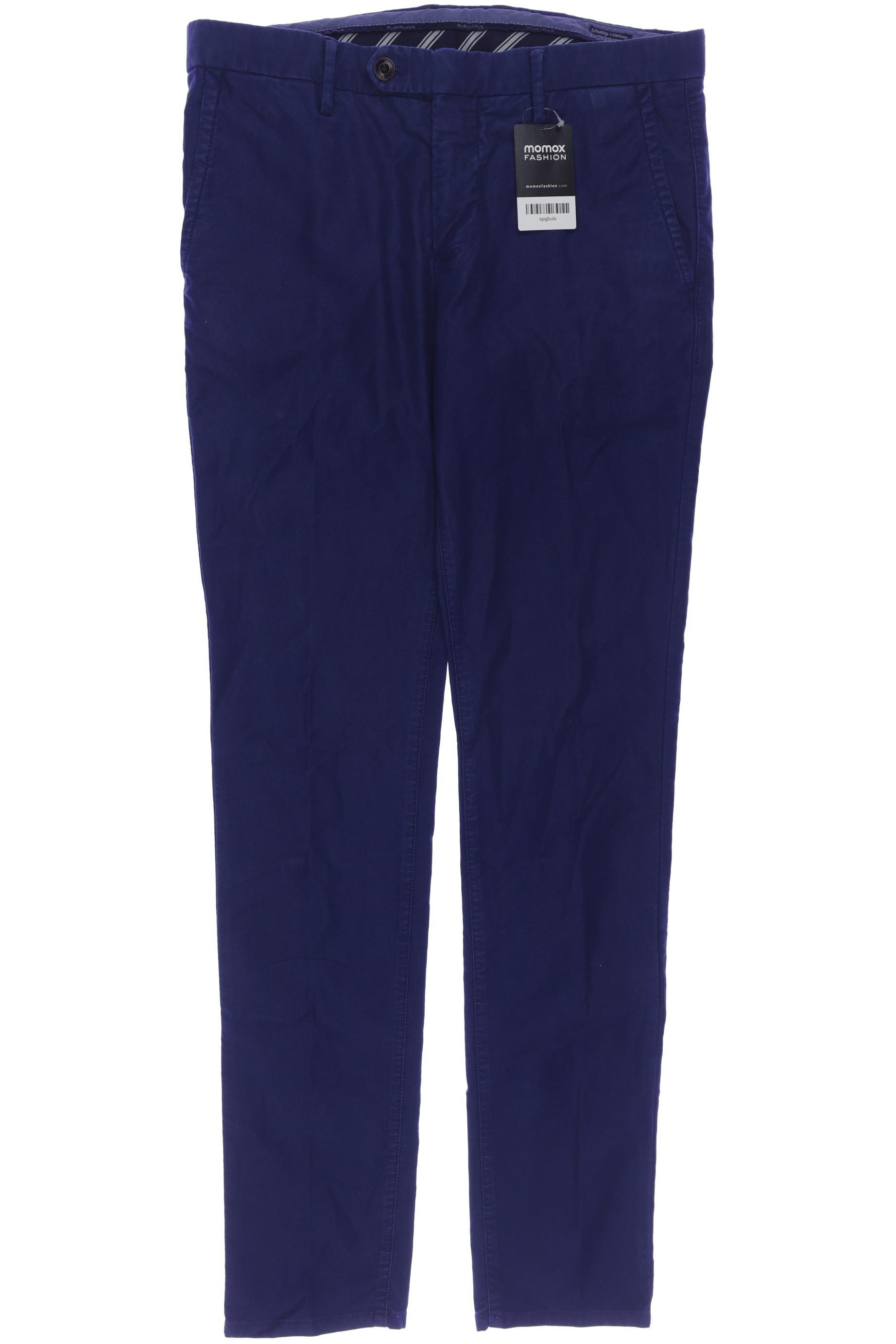 

River Woods Herren Stoffhose, blau, Gr. 52