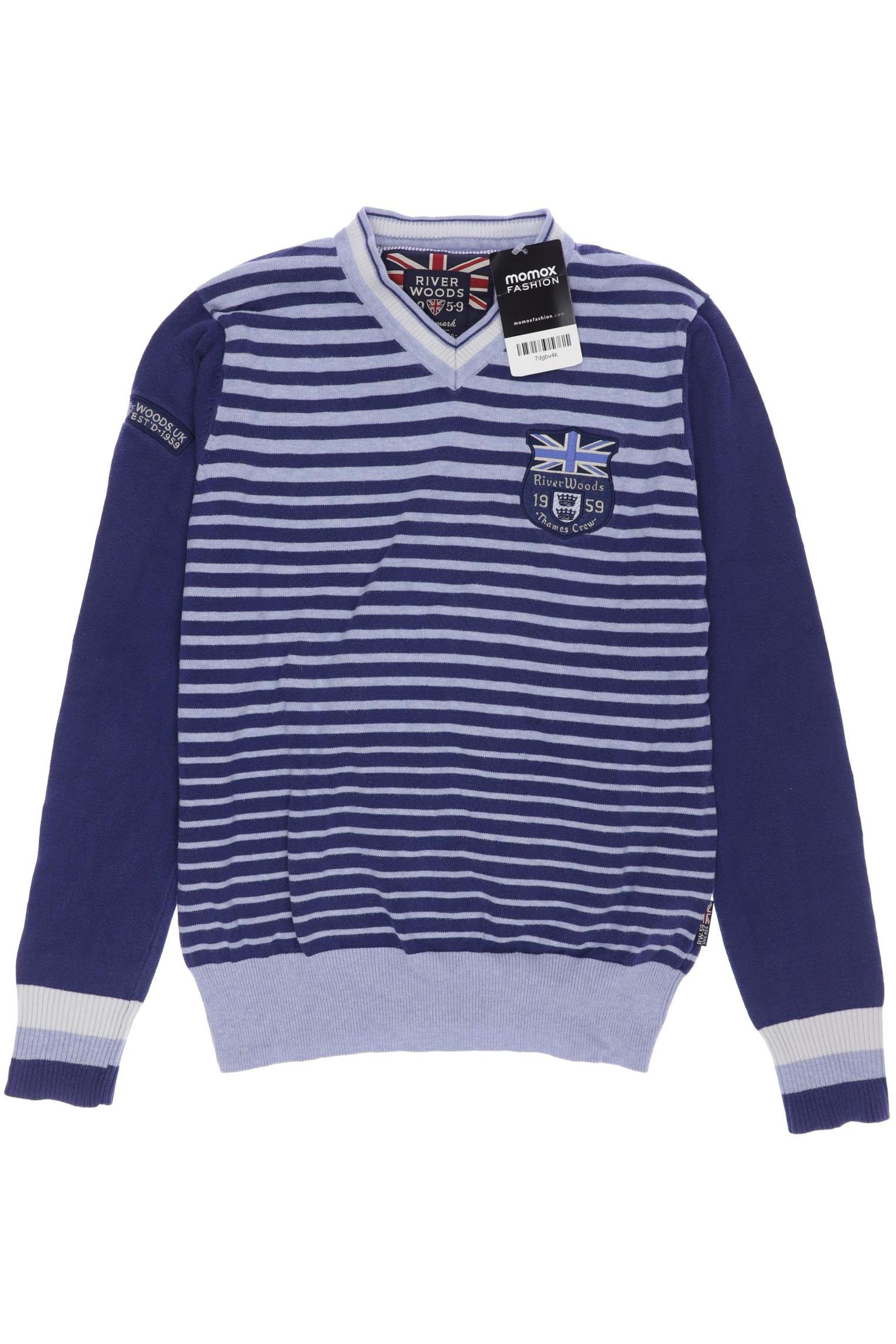 

River Woods Herren Pullover, blau, Gr. 14