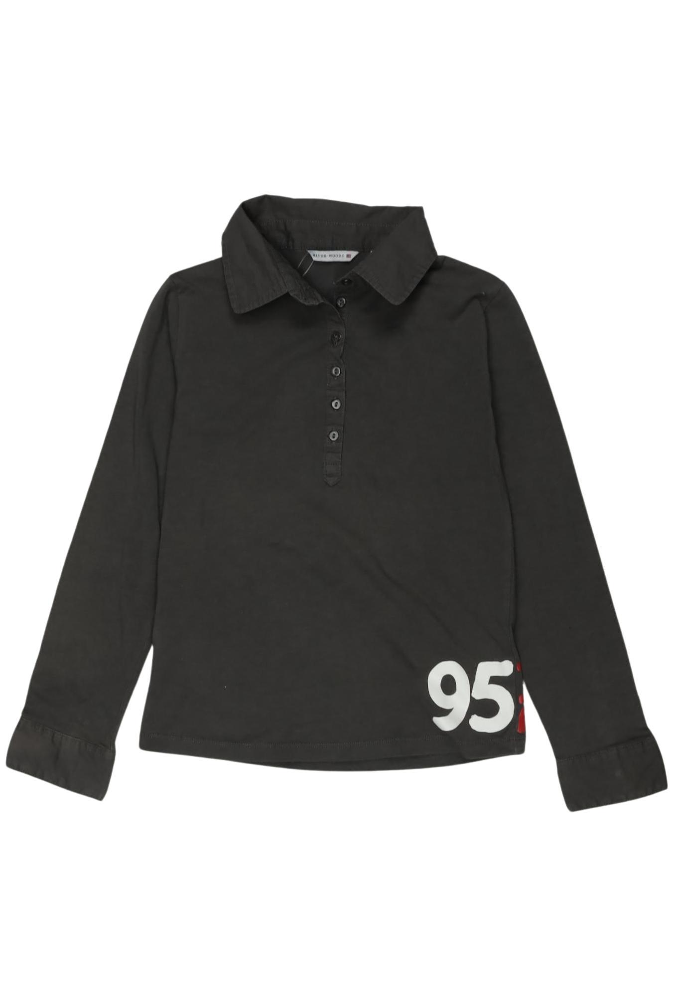 

River Woods Jungen Langarmshirt, schwarz, Gr. 10