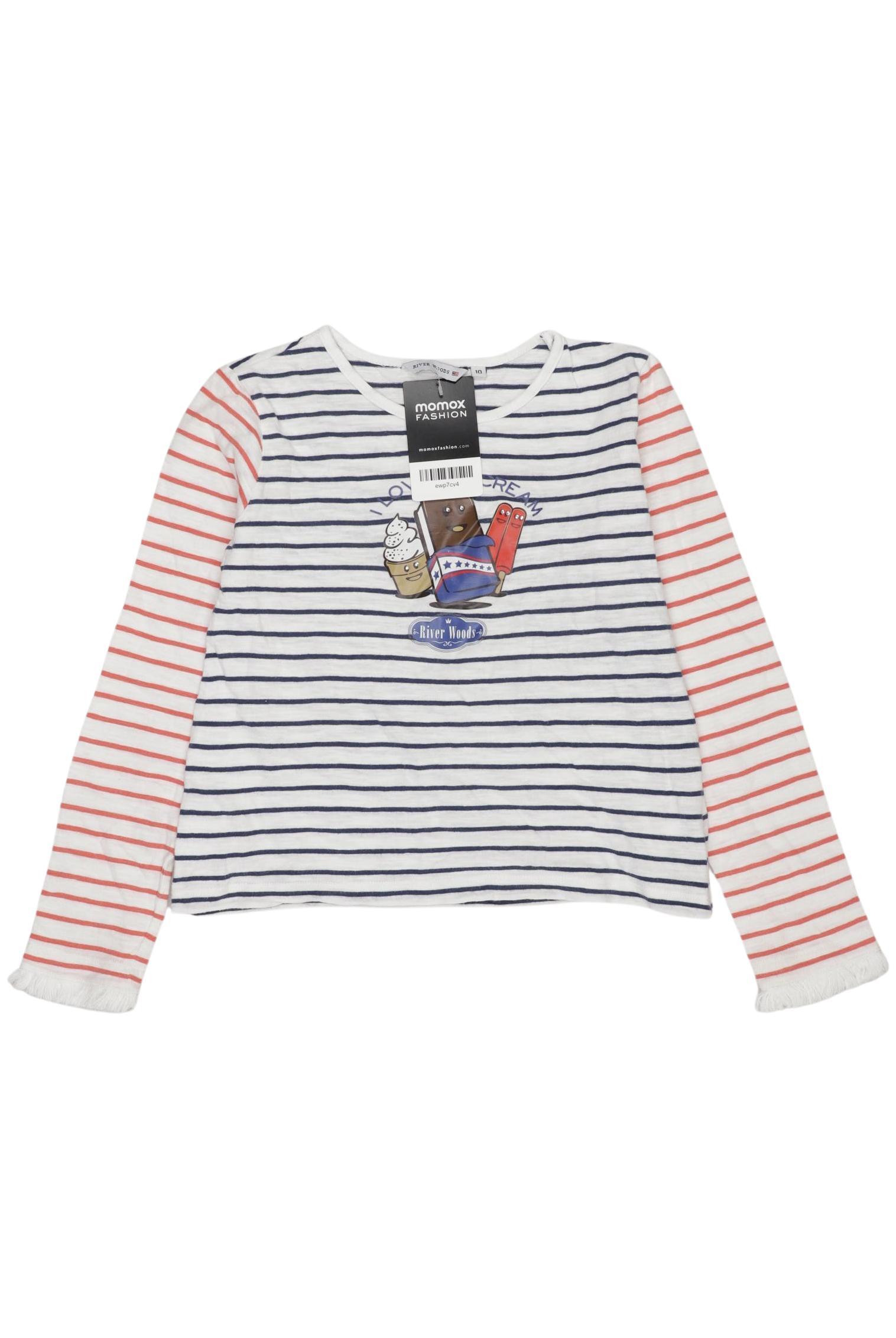 

River Woods Damen Langarmshirt, weiß, Gr. 10