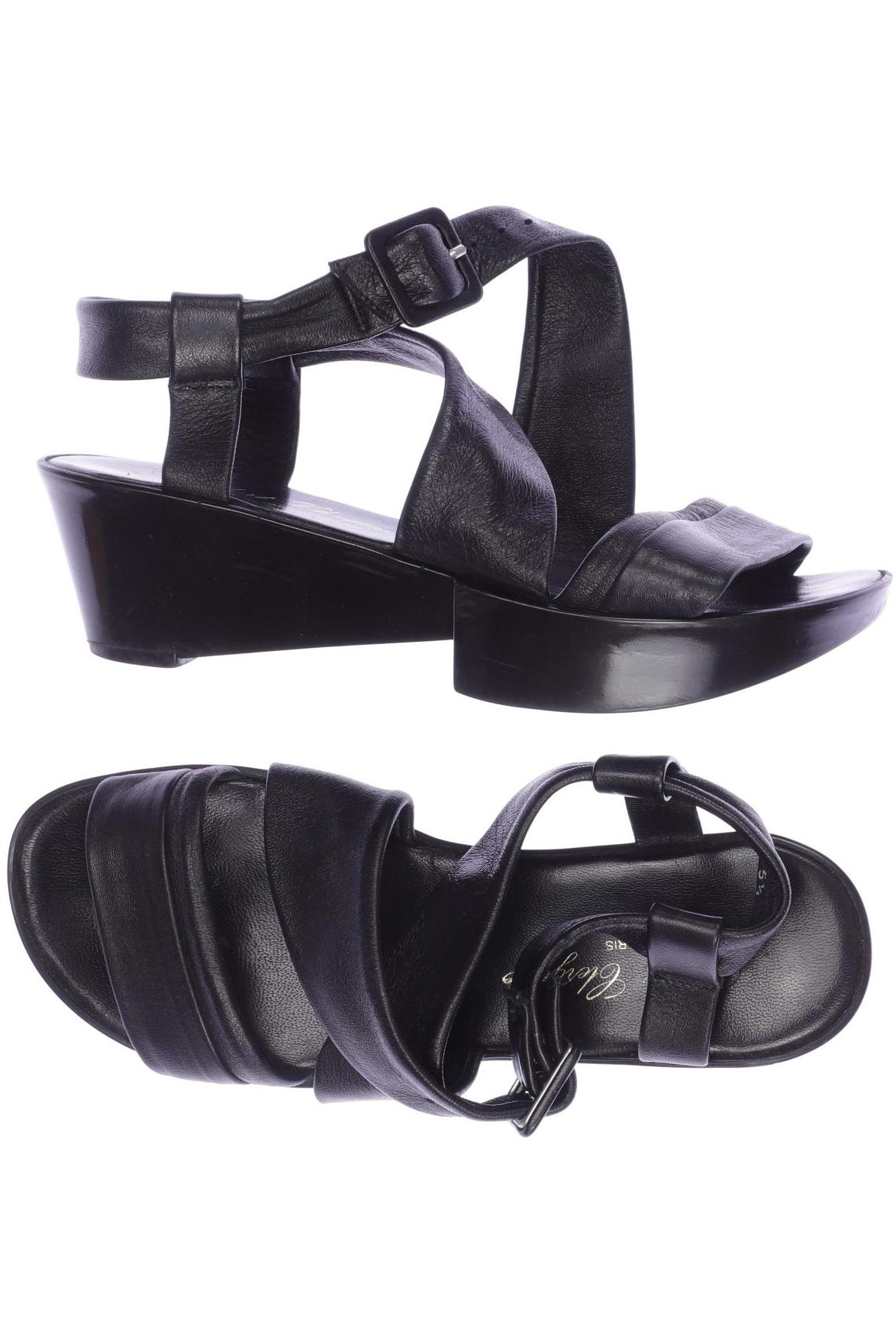 

Robert Clergerie Damen Sandale, schwarz, Gr. 5.5