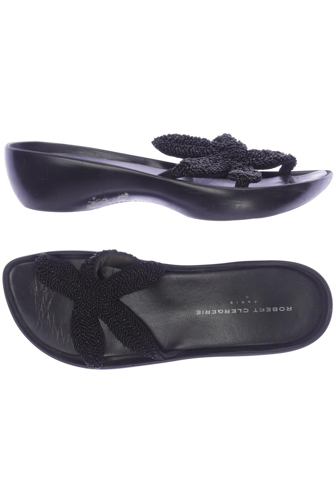 

Robert Clergerie Damen Sandale, schwarz
