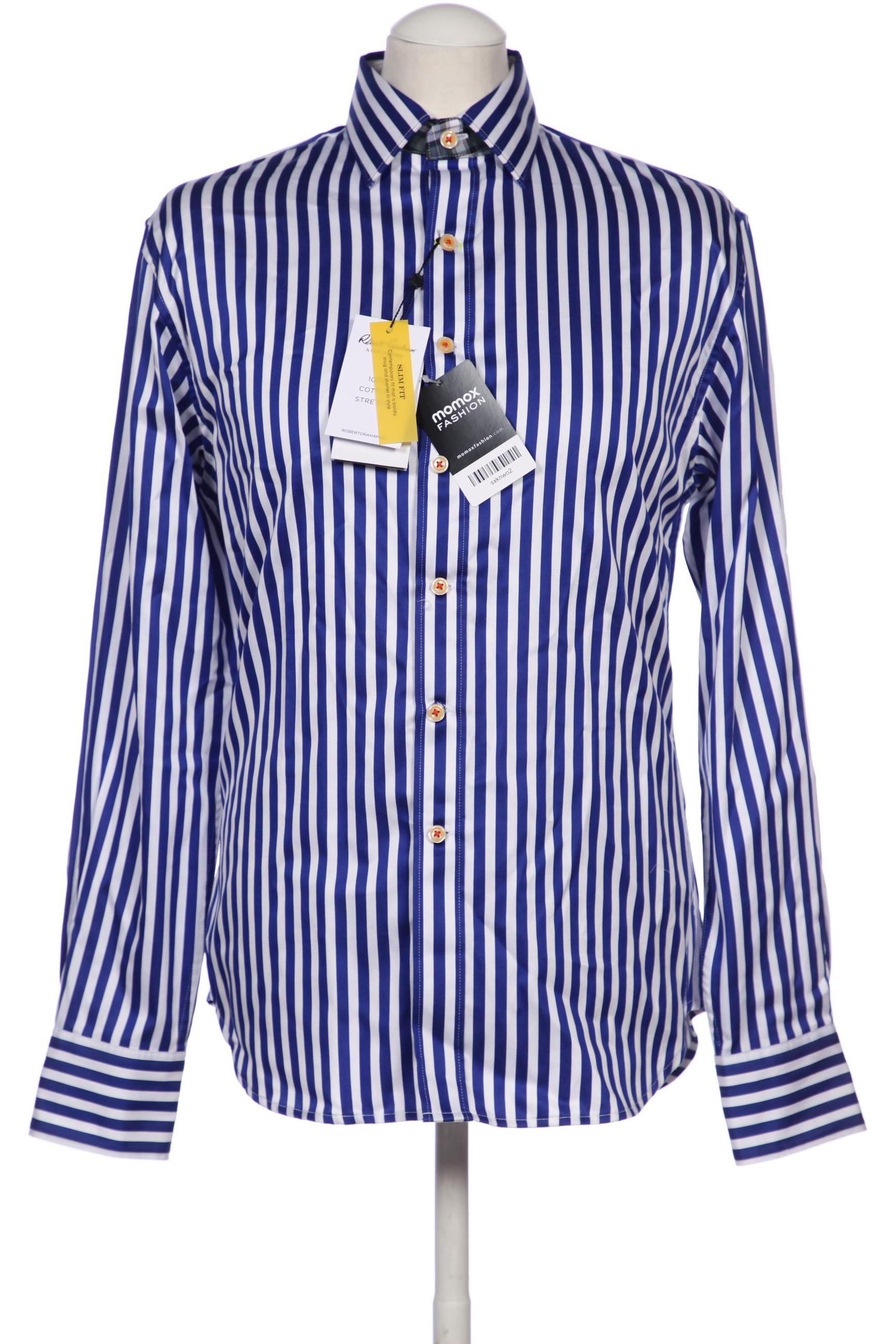 

ROBERT GRAHAM Herren Hemd, blau