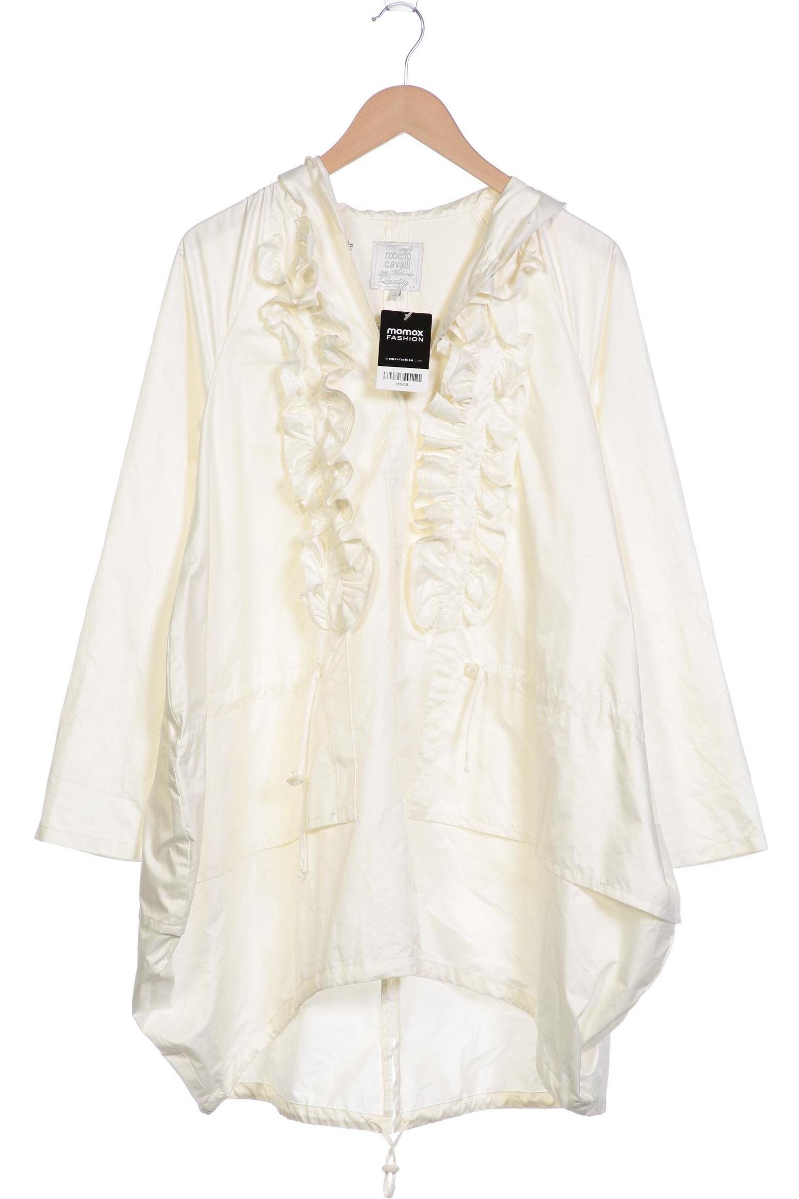 

Roberto Cavalli Damen Mantel, cremeweiß, Gr. 36