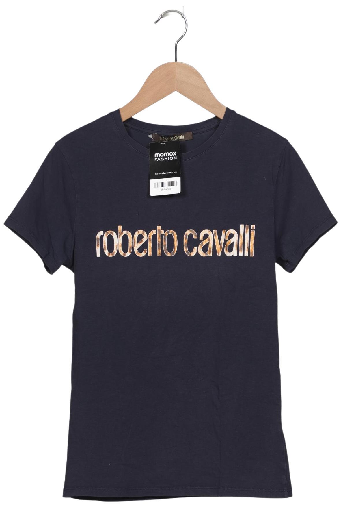 

Roberto Cavalli Damen T-Shirt, marineblau, Gr. 38
