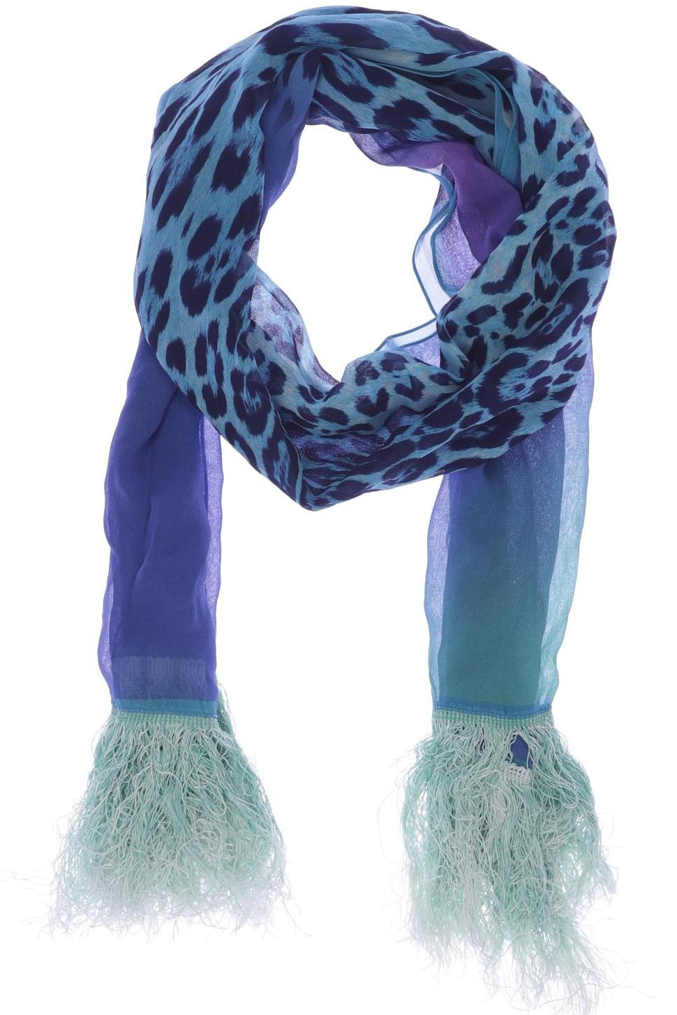 

Roberto Cavalli Damen Schal, blau, Gr.