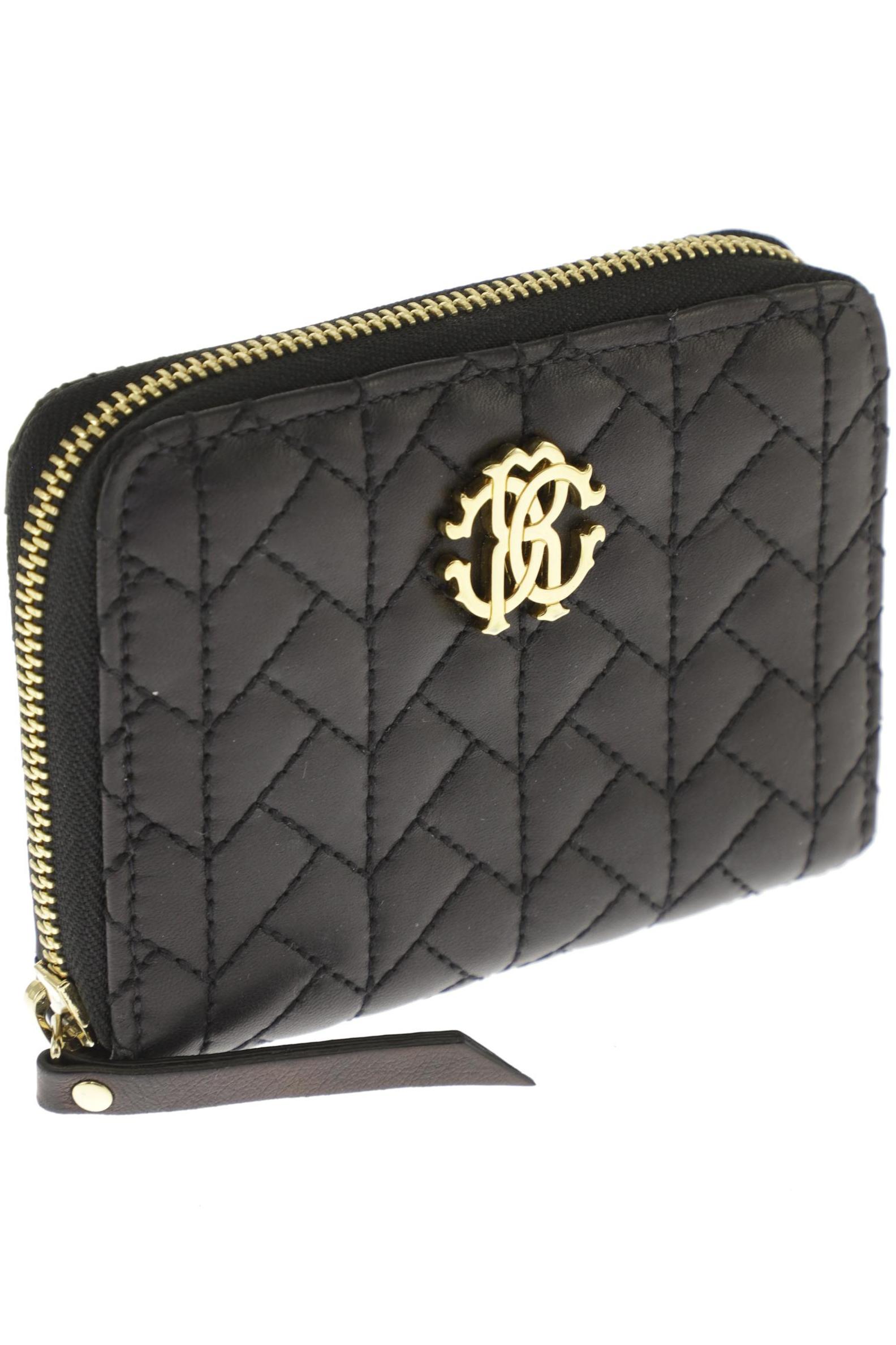 

Roberto Cavalli Damen Portemonnaie, schwarz, Gr.
