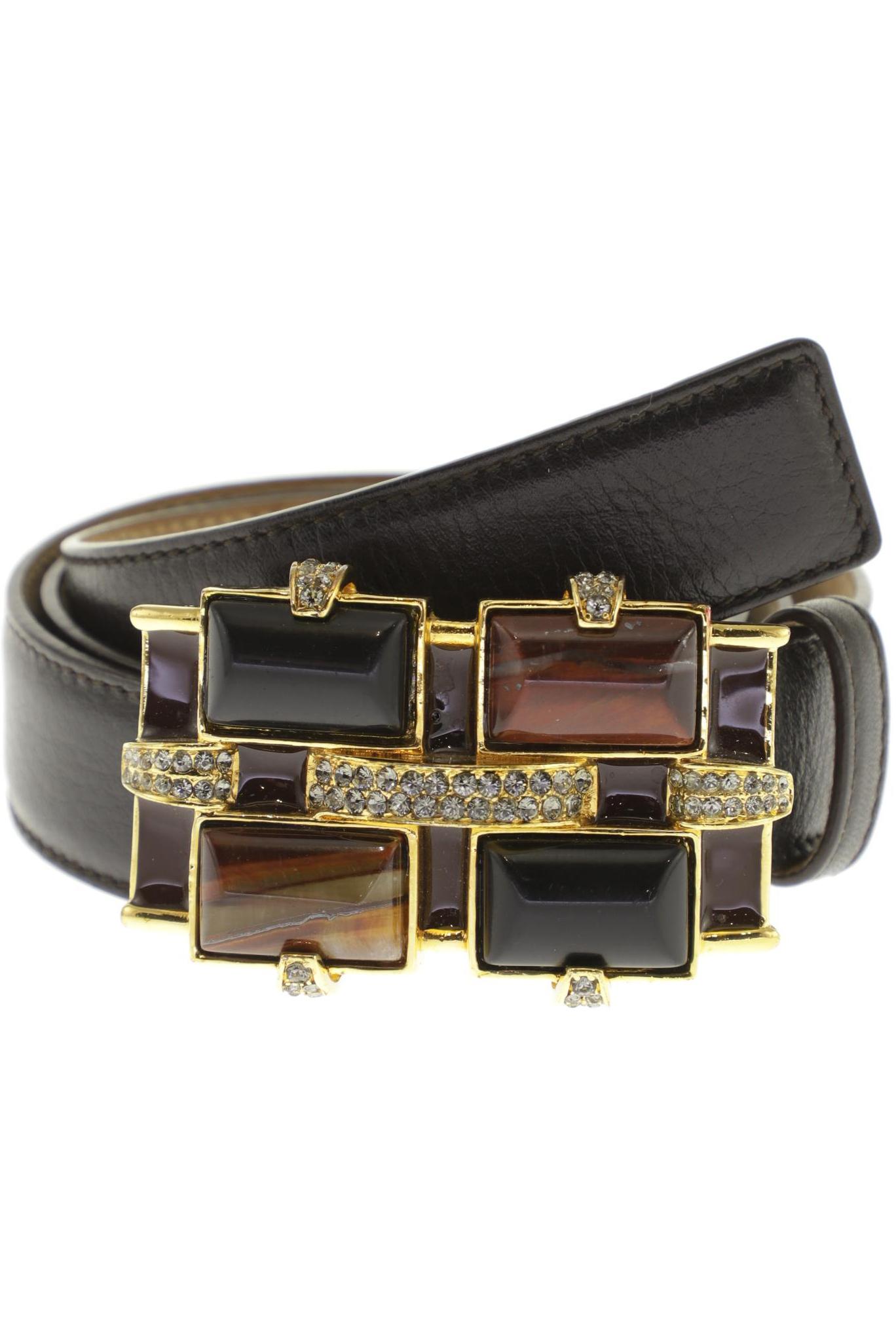 

Roberto Cavalli Damen Gürtel, schwarz, Gr. 75
