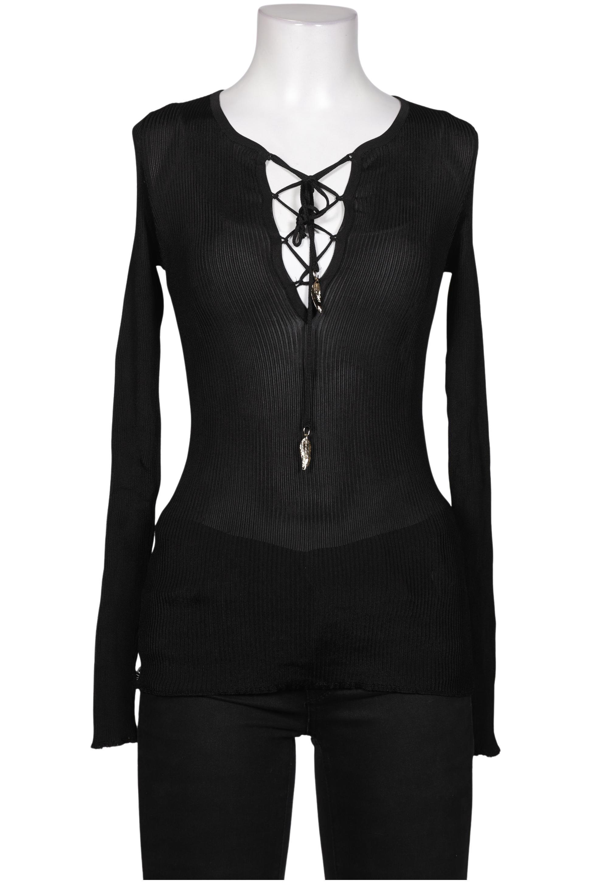 

Roberto Cavalli Damen Langarmshirt, schwarz, Gr. 42