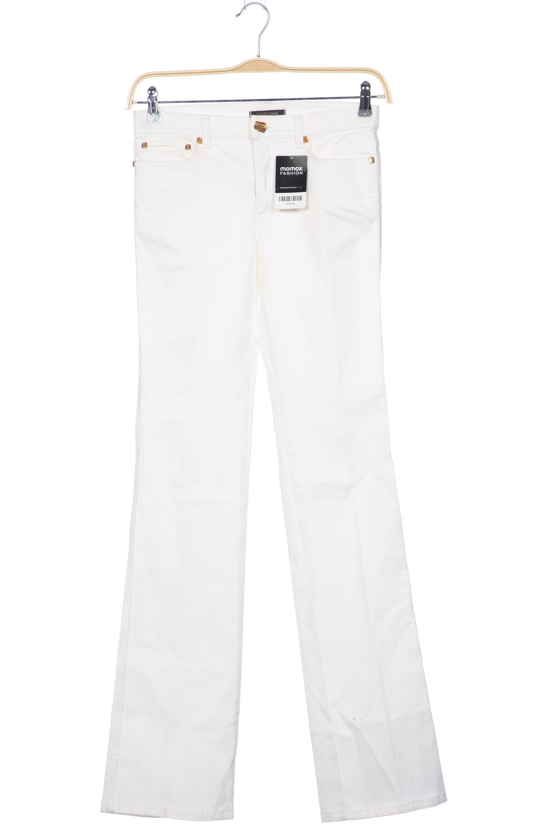 

Roberto Cavalli Damen Jeans, cremeweiß, Gr. 40