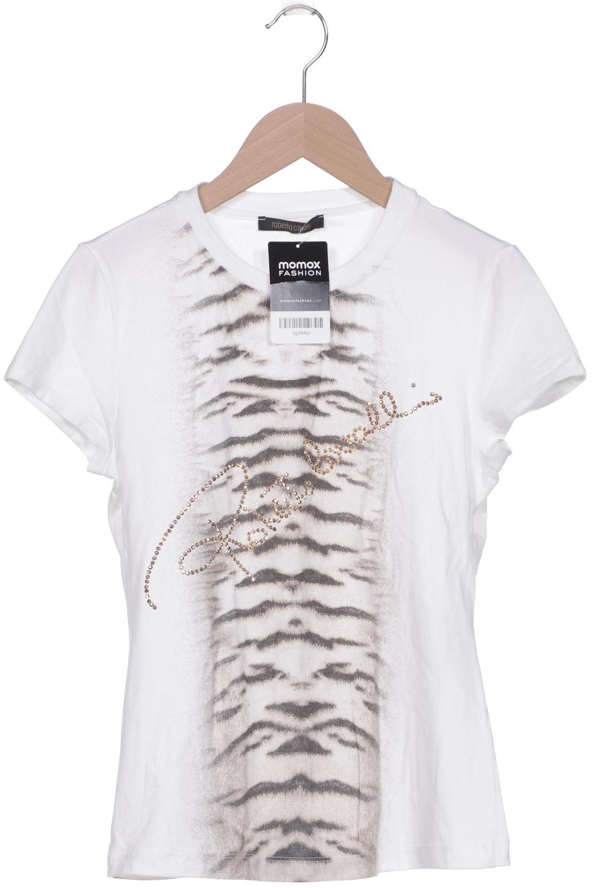 

Roberto Cavalli Damen T-Shirt, cremeweiß