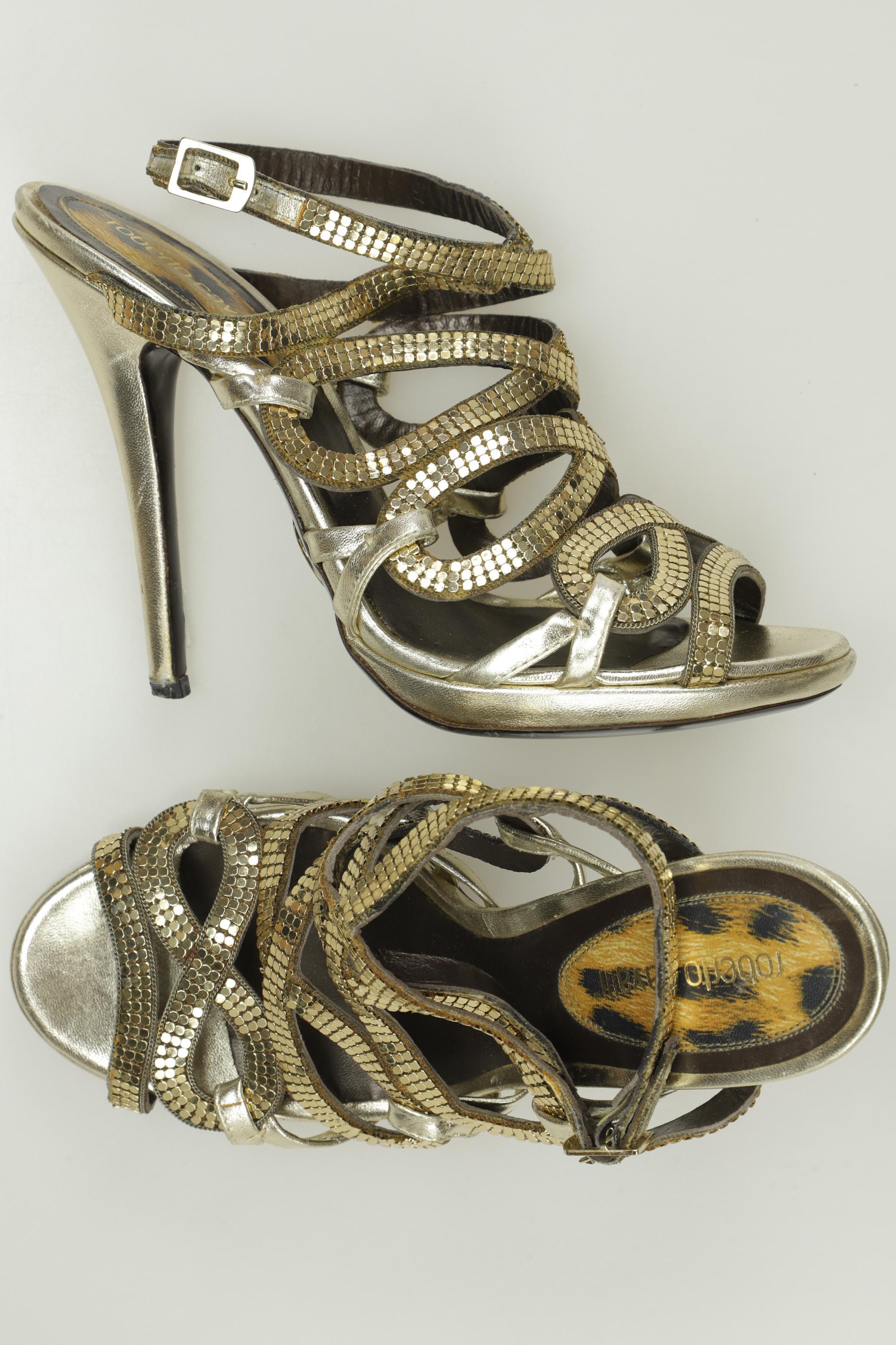 

Roberto Cavalli Damen Pumps, gold, Gr. 40